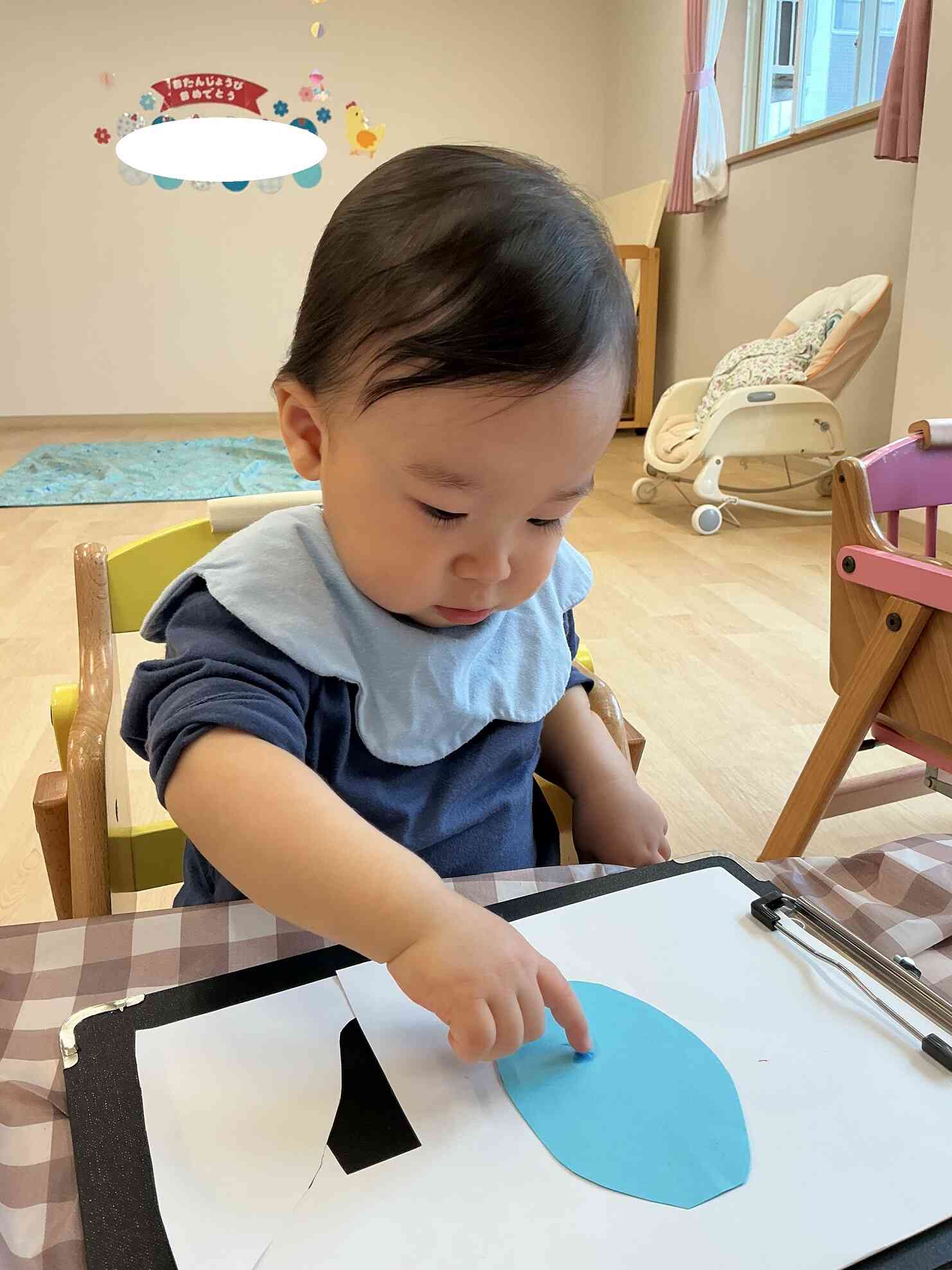 たくさん製作したよ!(0歳児・ひよこ組)