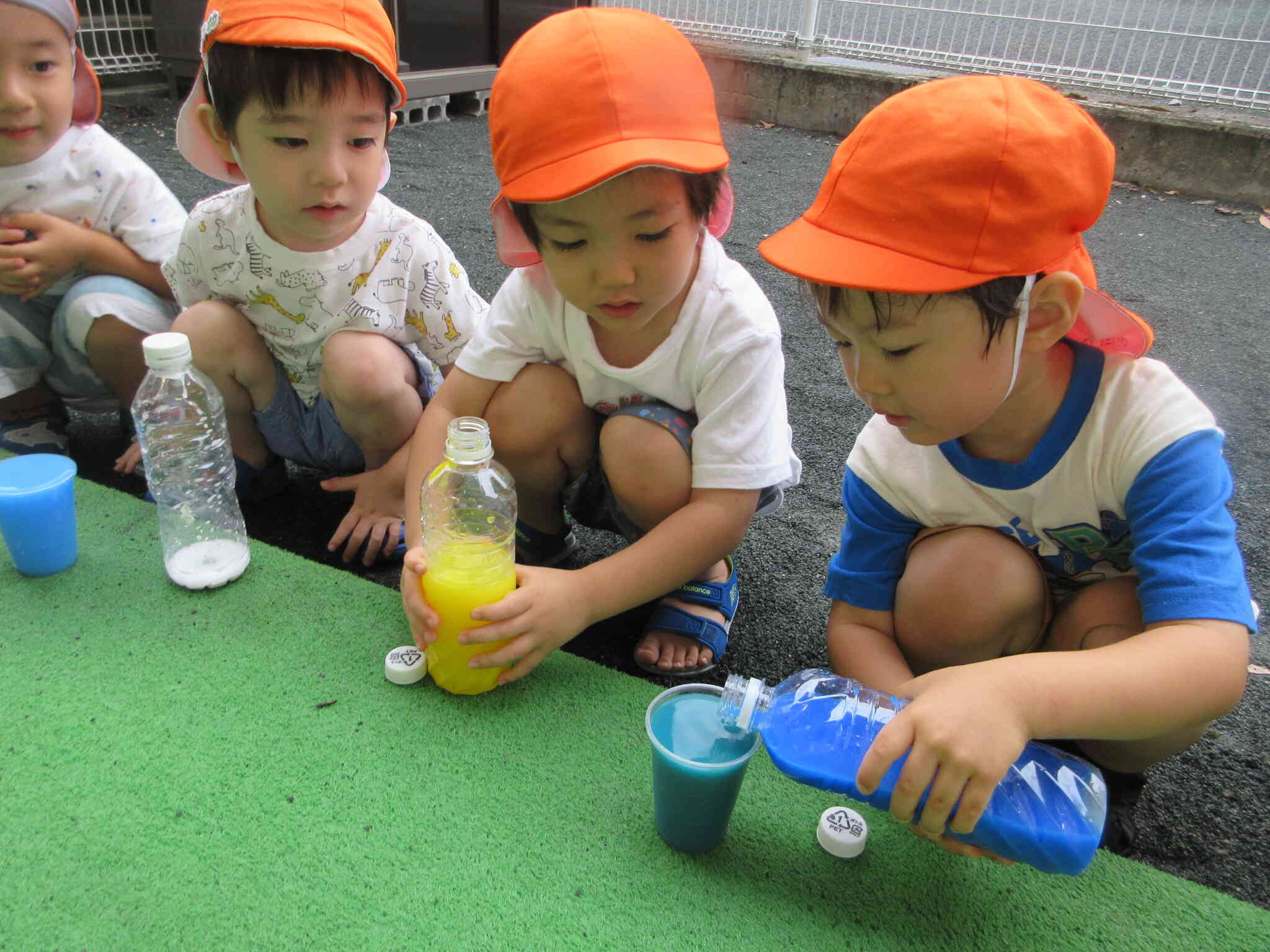 STEAM　色水遊び（りす組・3歳児）