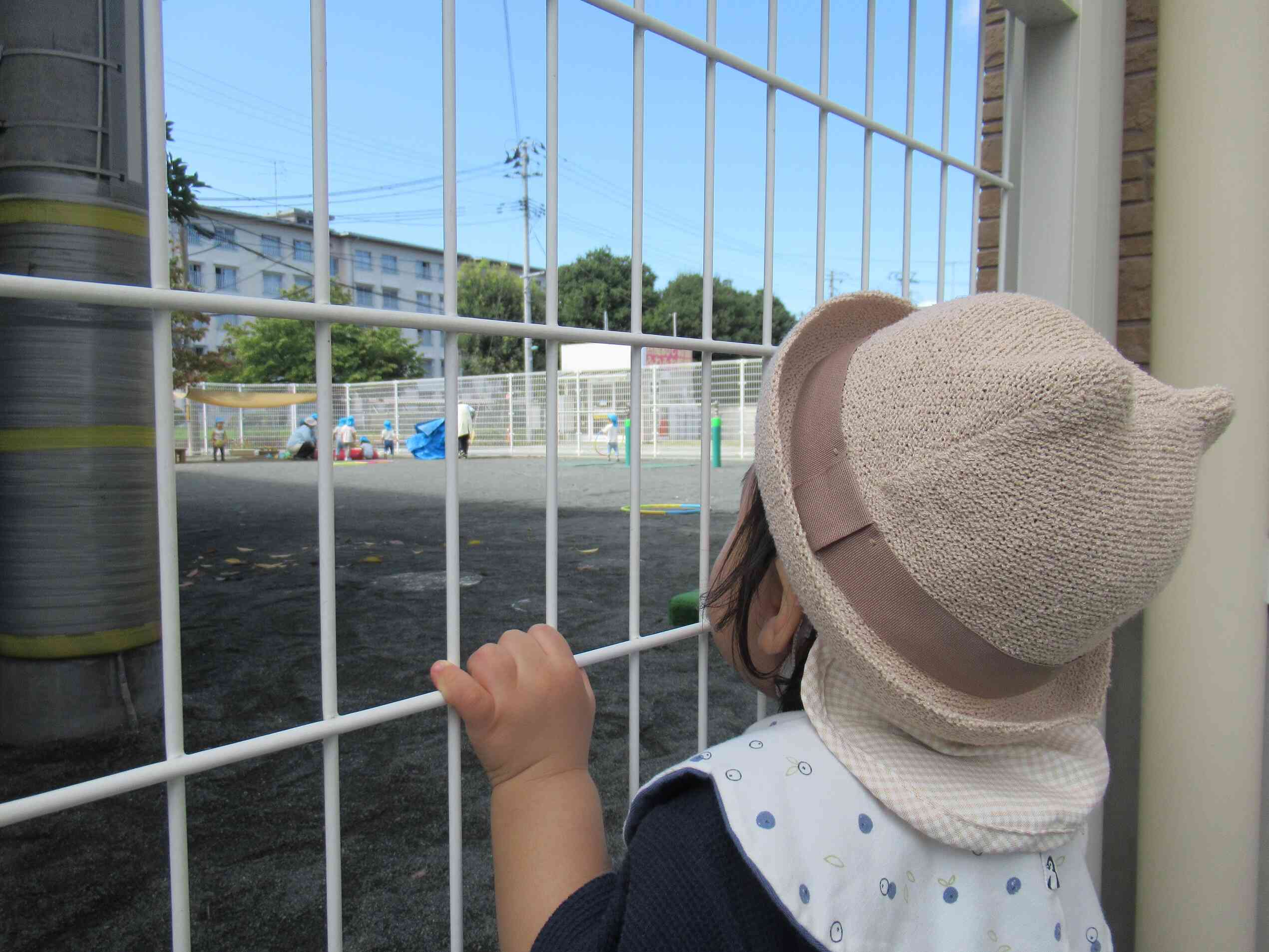 園庭ではなにをしてるのかな？