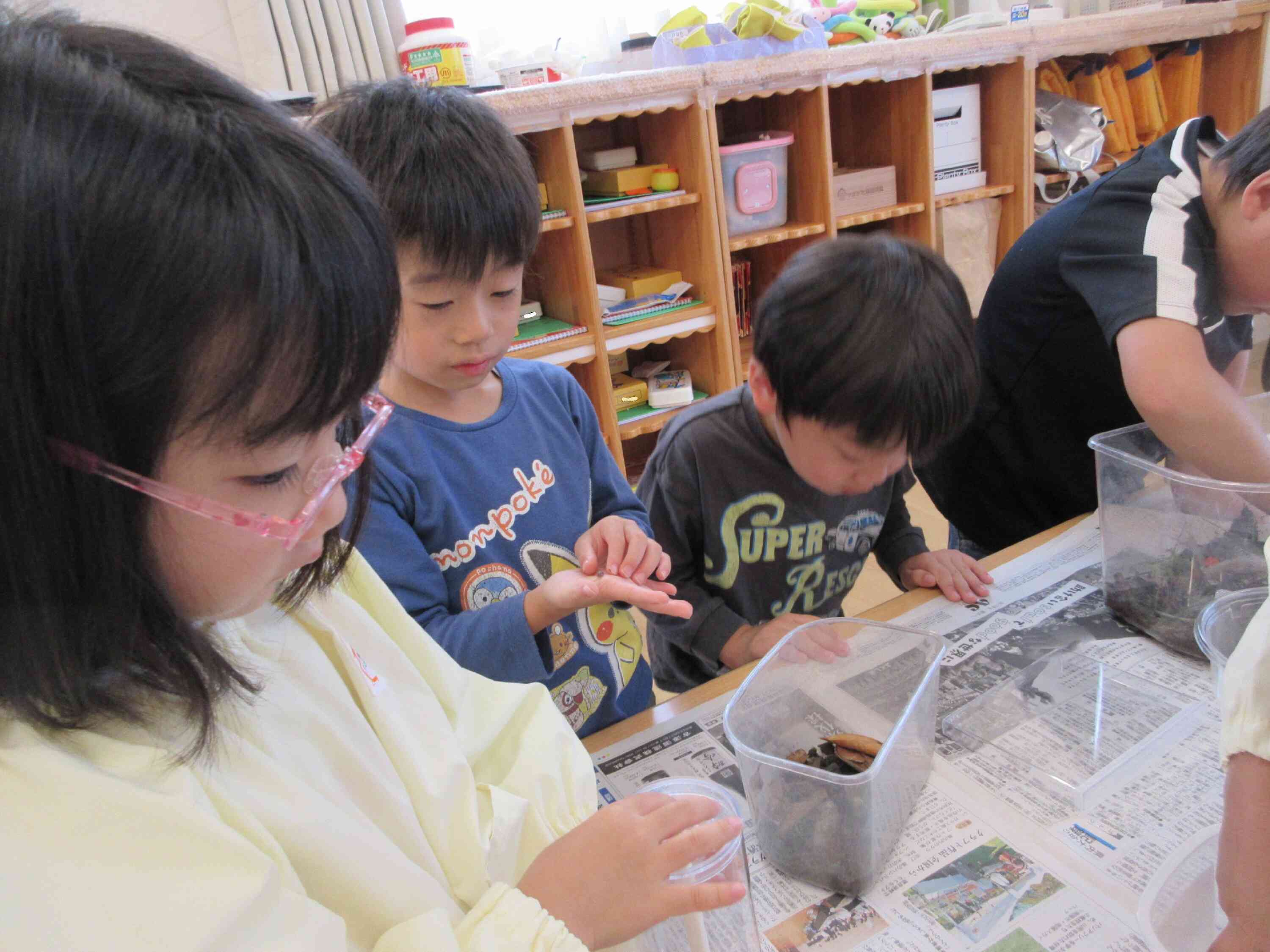 大きなダンゴムシを作ろう！STEAM教育(ぱんだ組　4歳児)