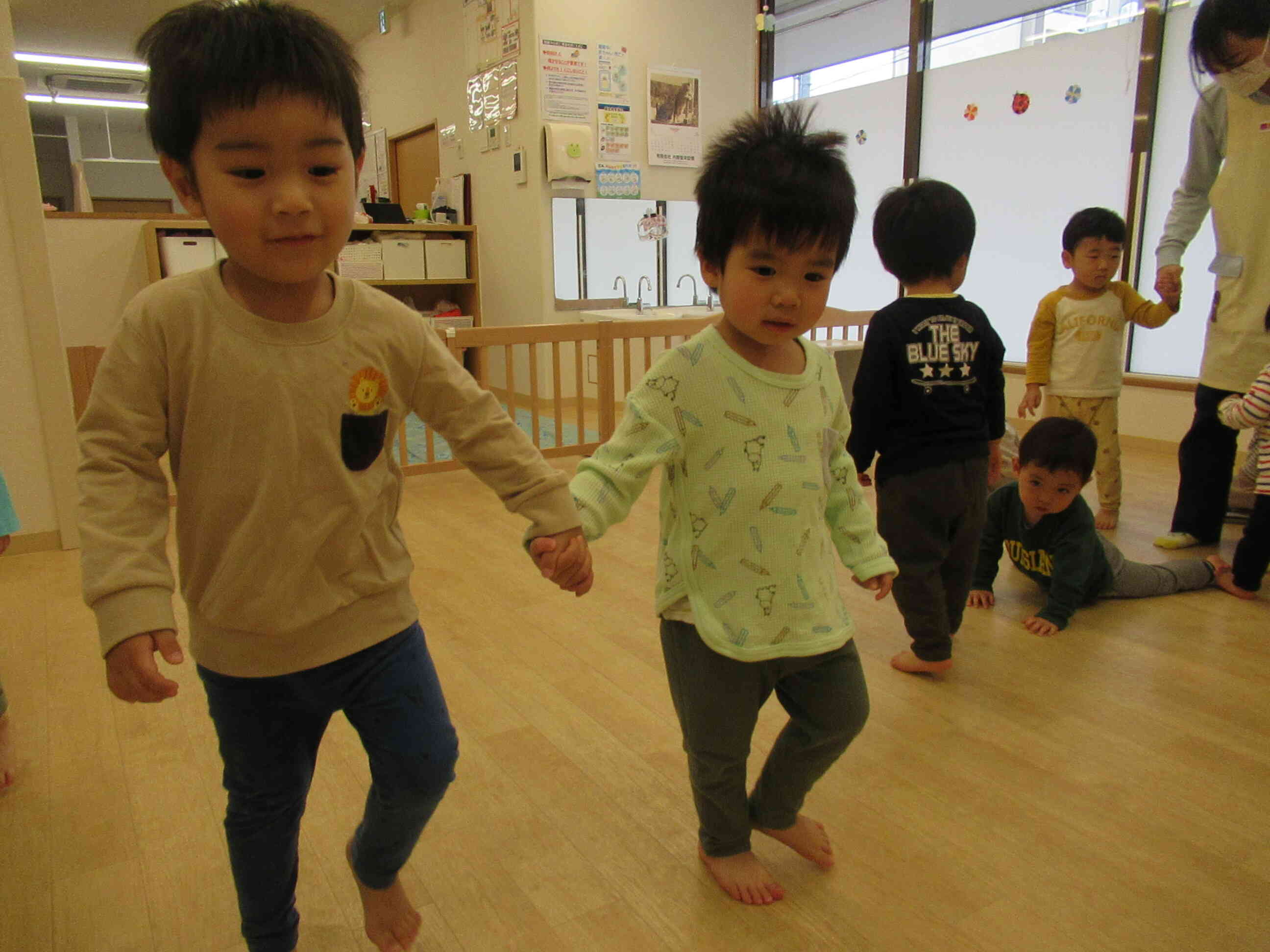 お友だちと一緒に♪