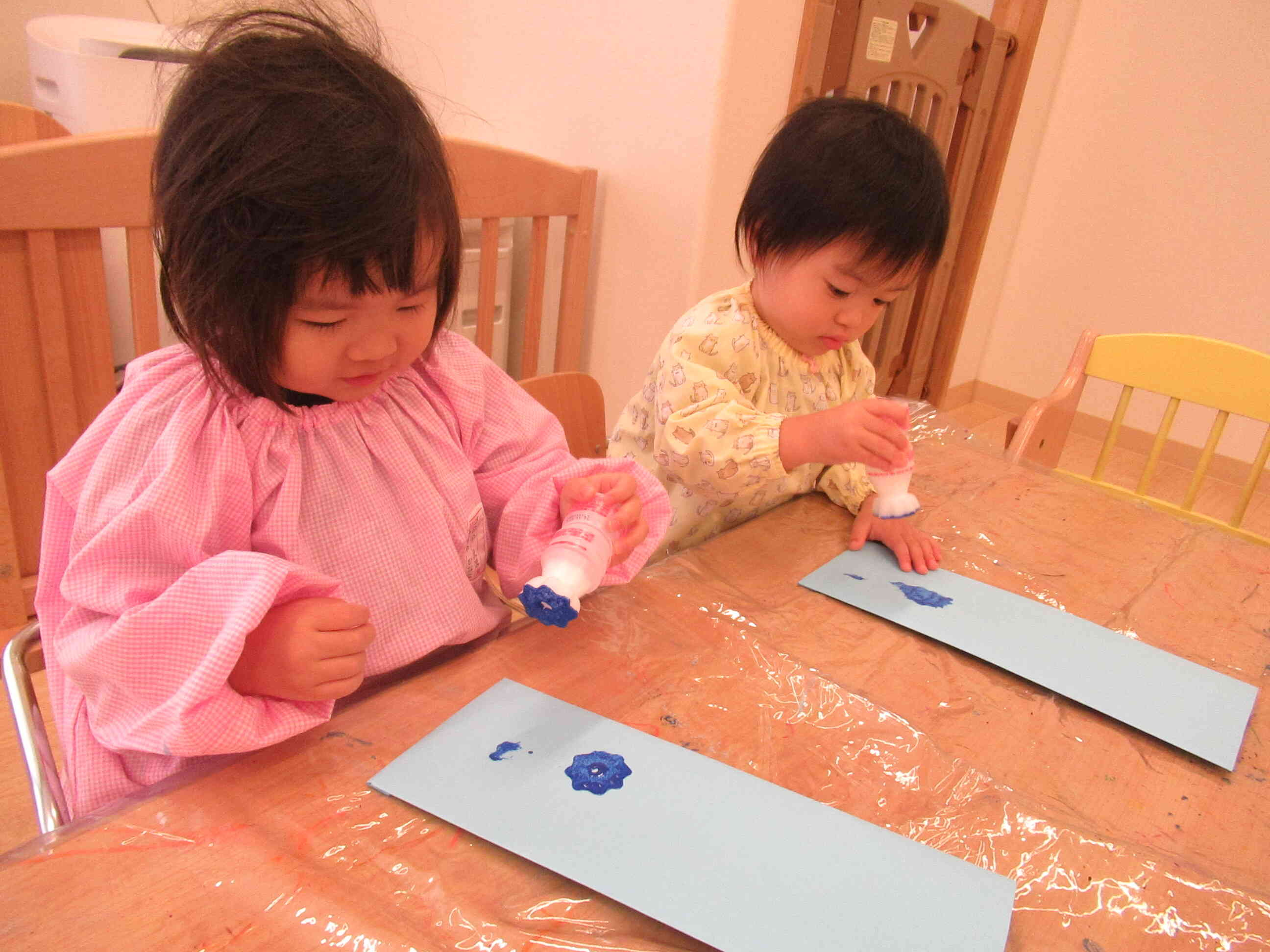 スタンプを使って♪