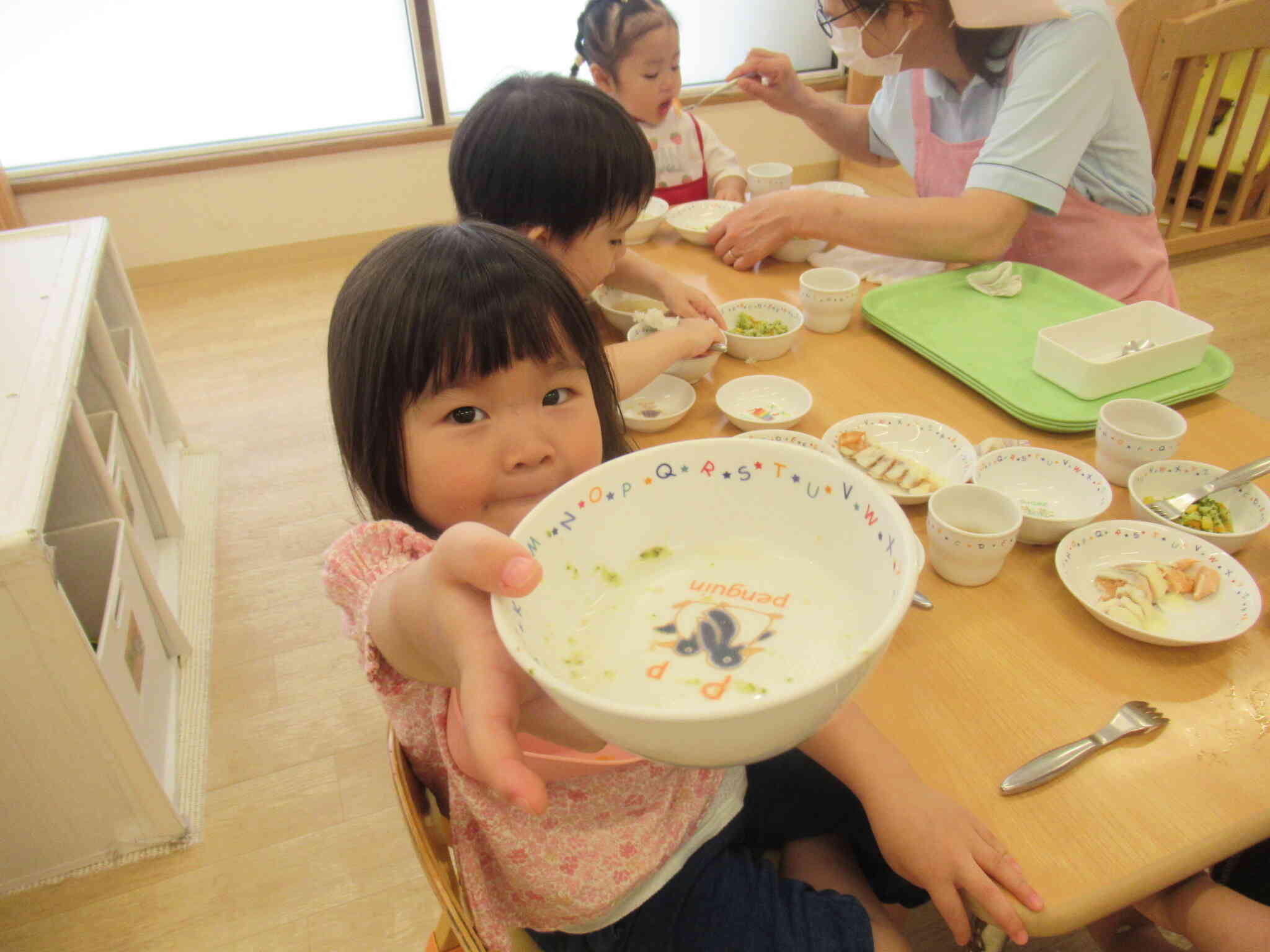 今日給食は？