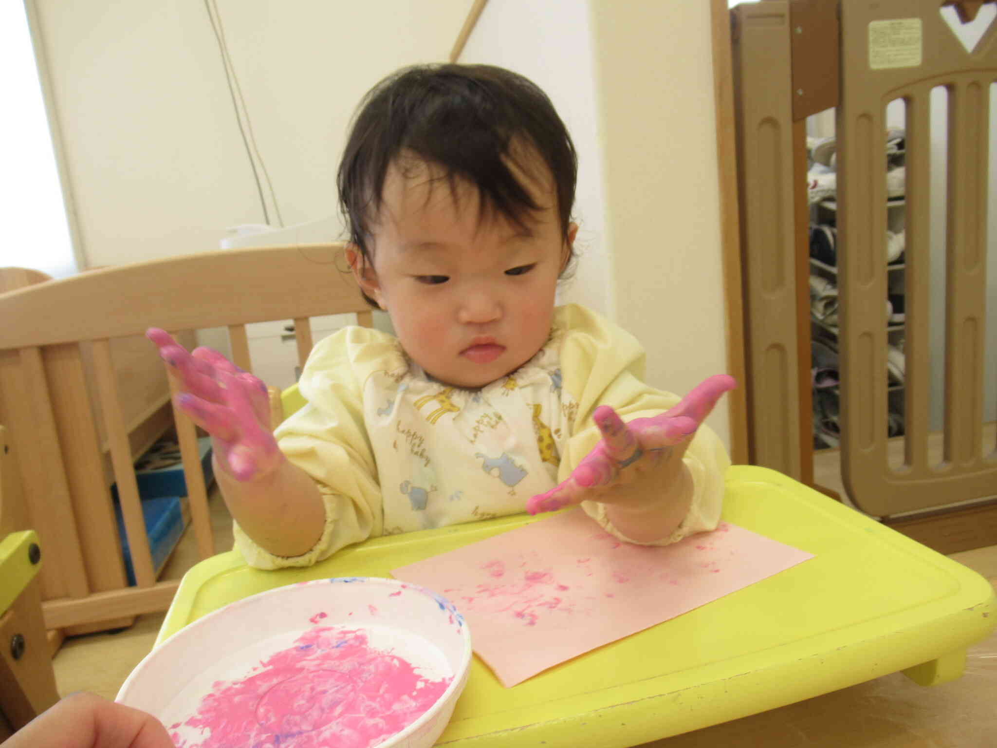 スタンピング製作(１歳児）