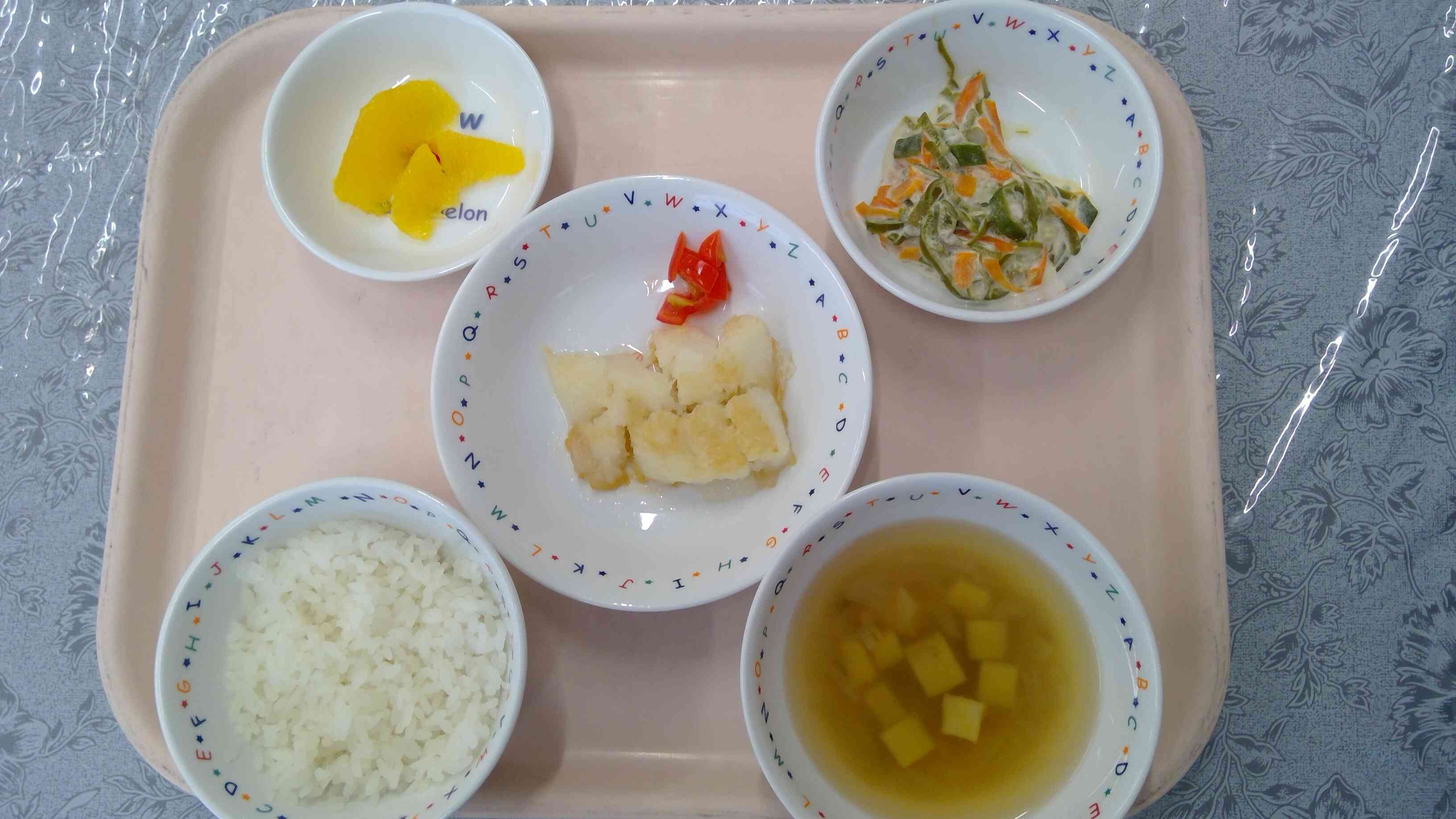 7月14日の給食メニューです