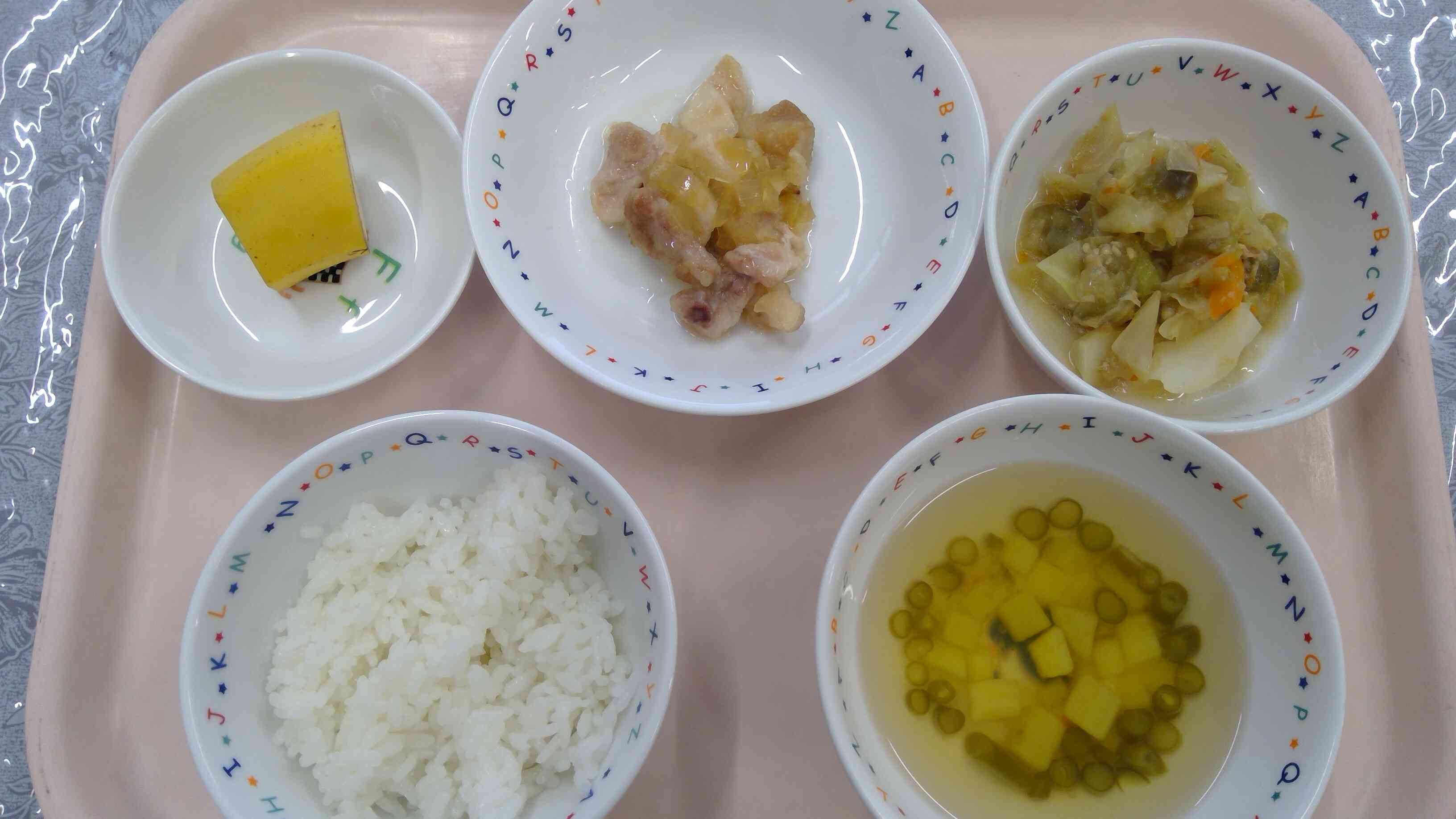 ９月２日の給食メニューです