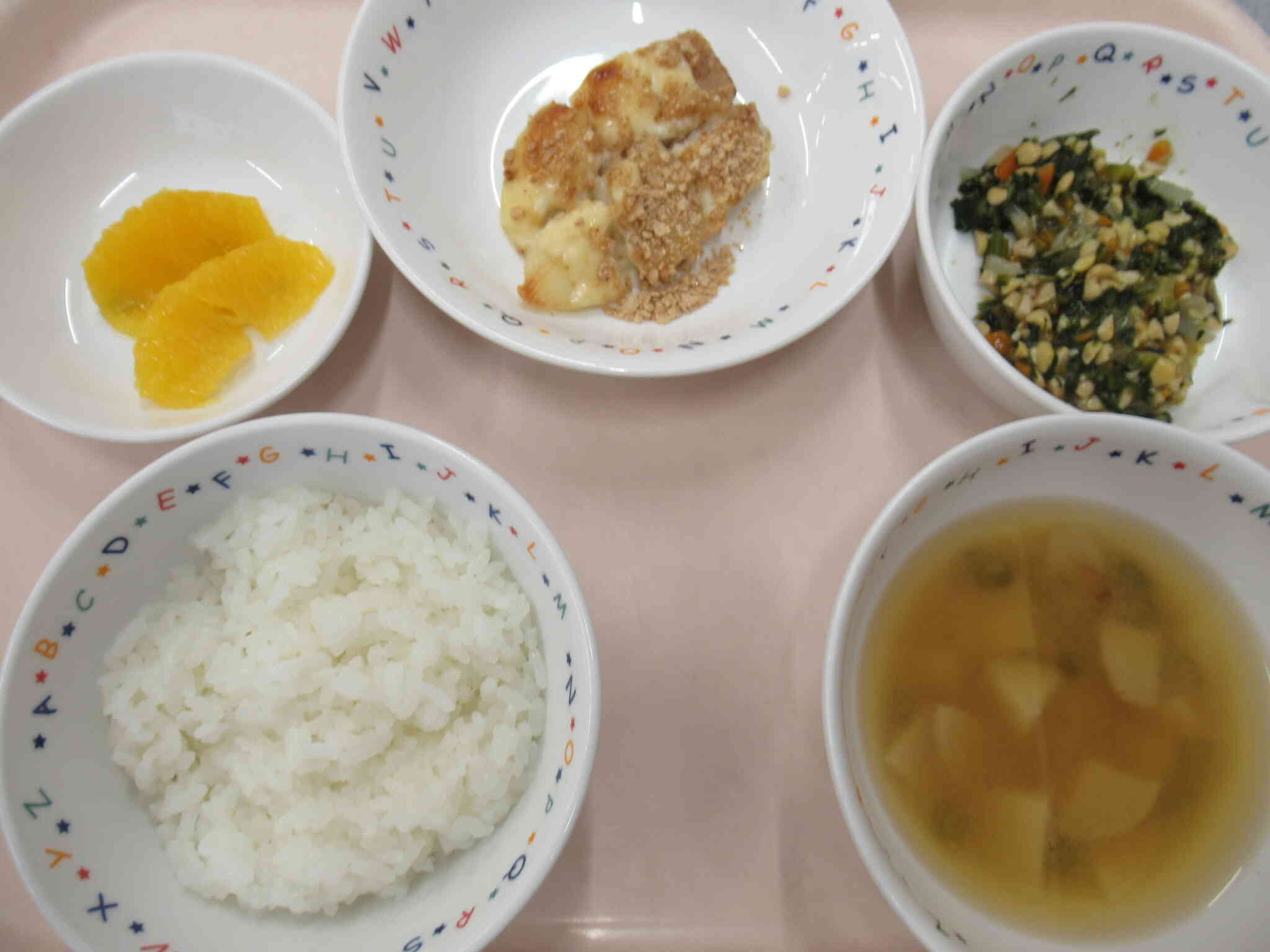 １０月１6 日の給食メニューです