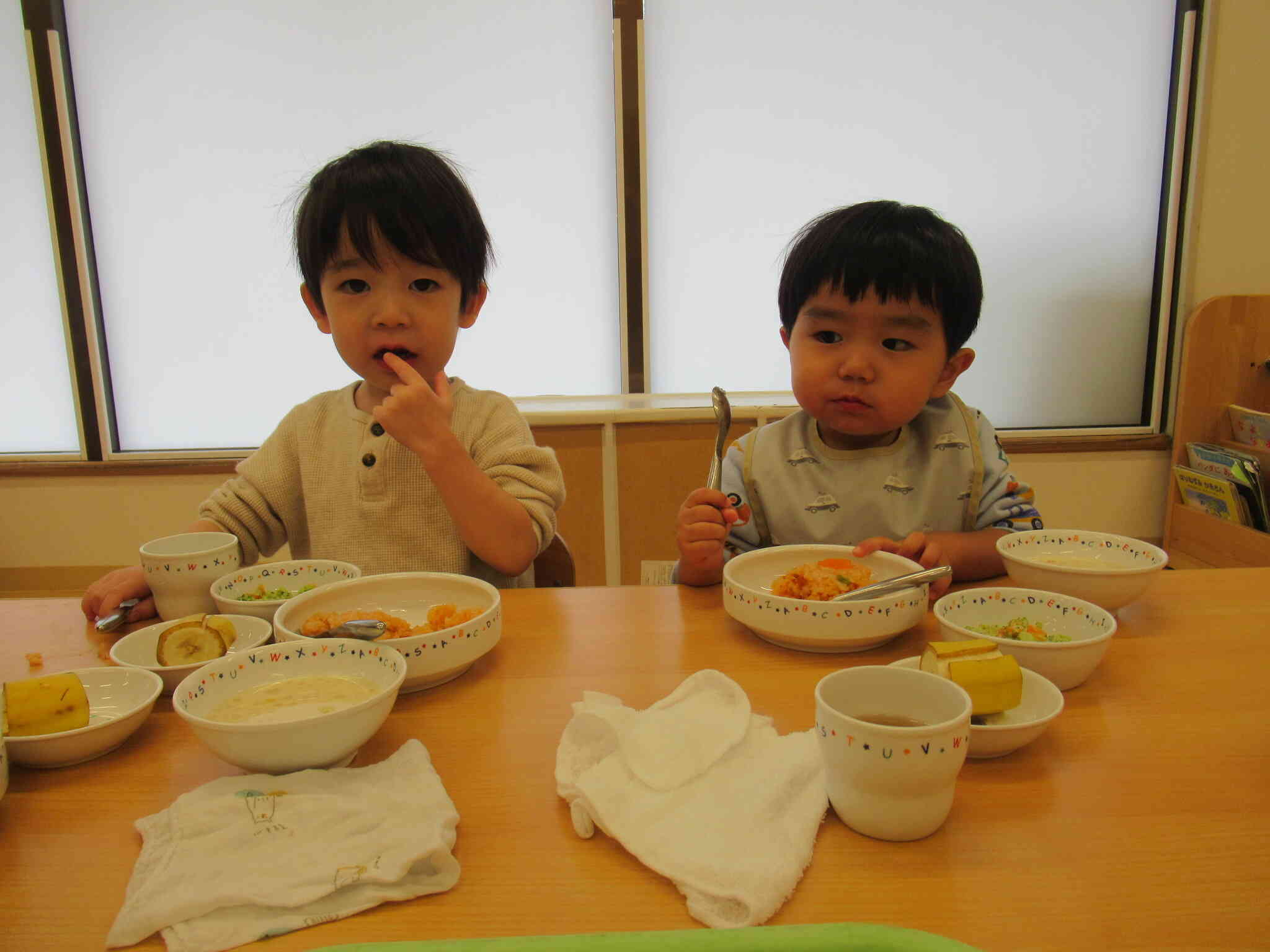 特別メニューの給食も美味しかったよ！