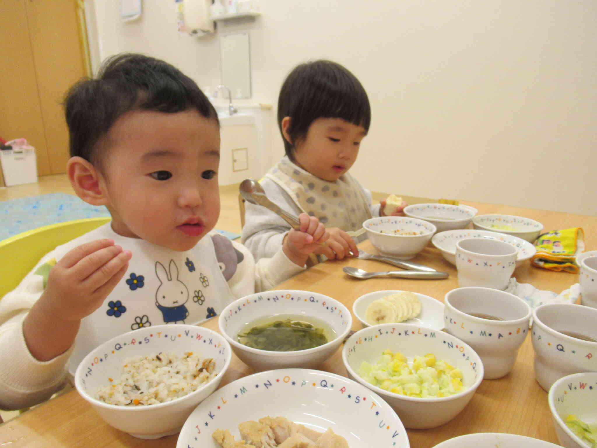 おいしくていっぱいおかわりしました！