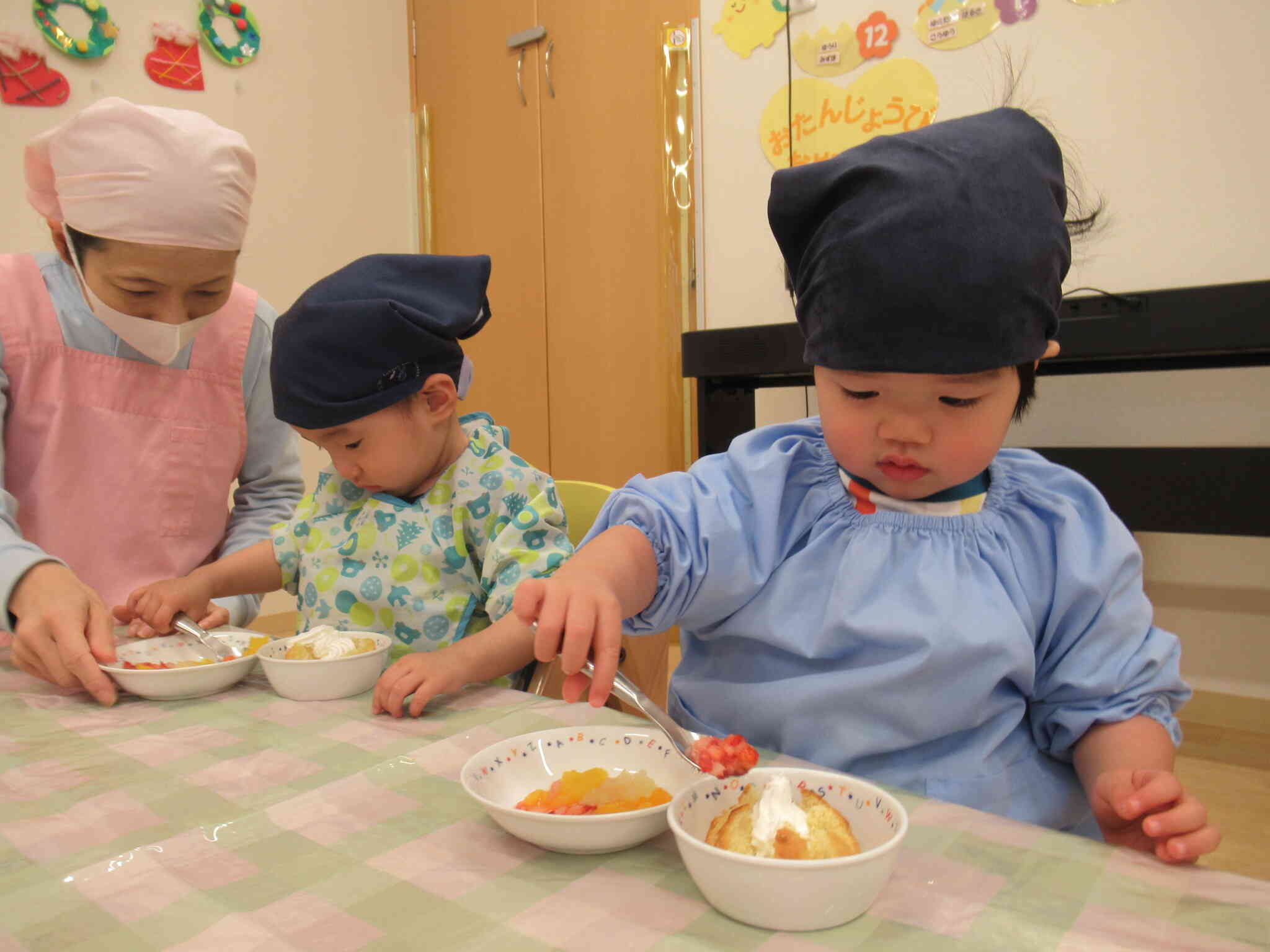 食育『クリスマスケーキ作り』