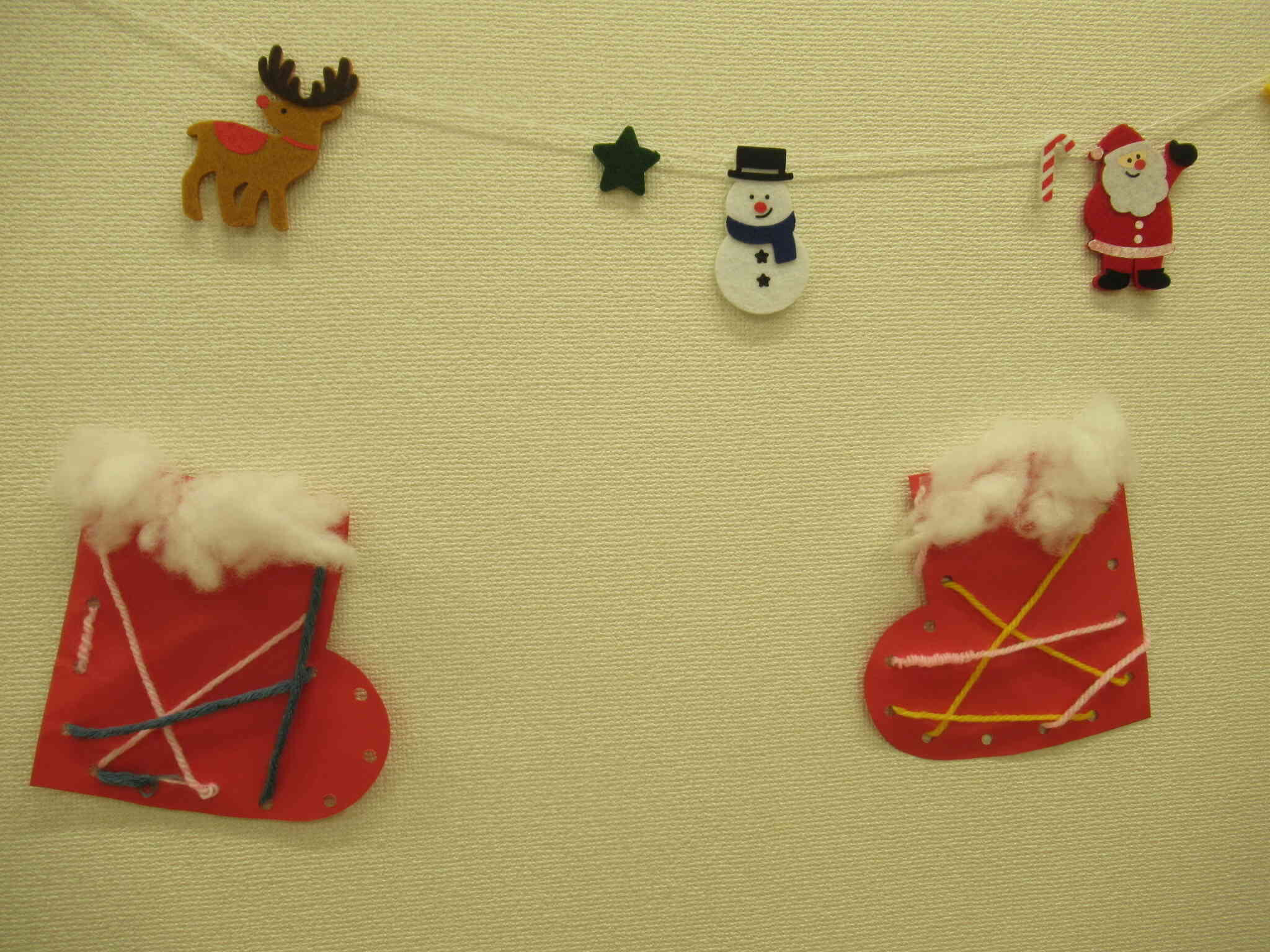クリスマス製作【2歳児】