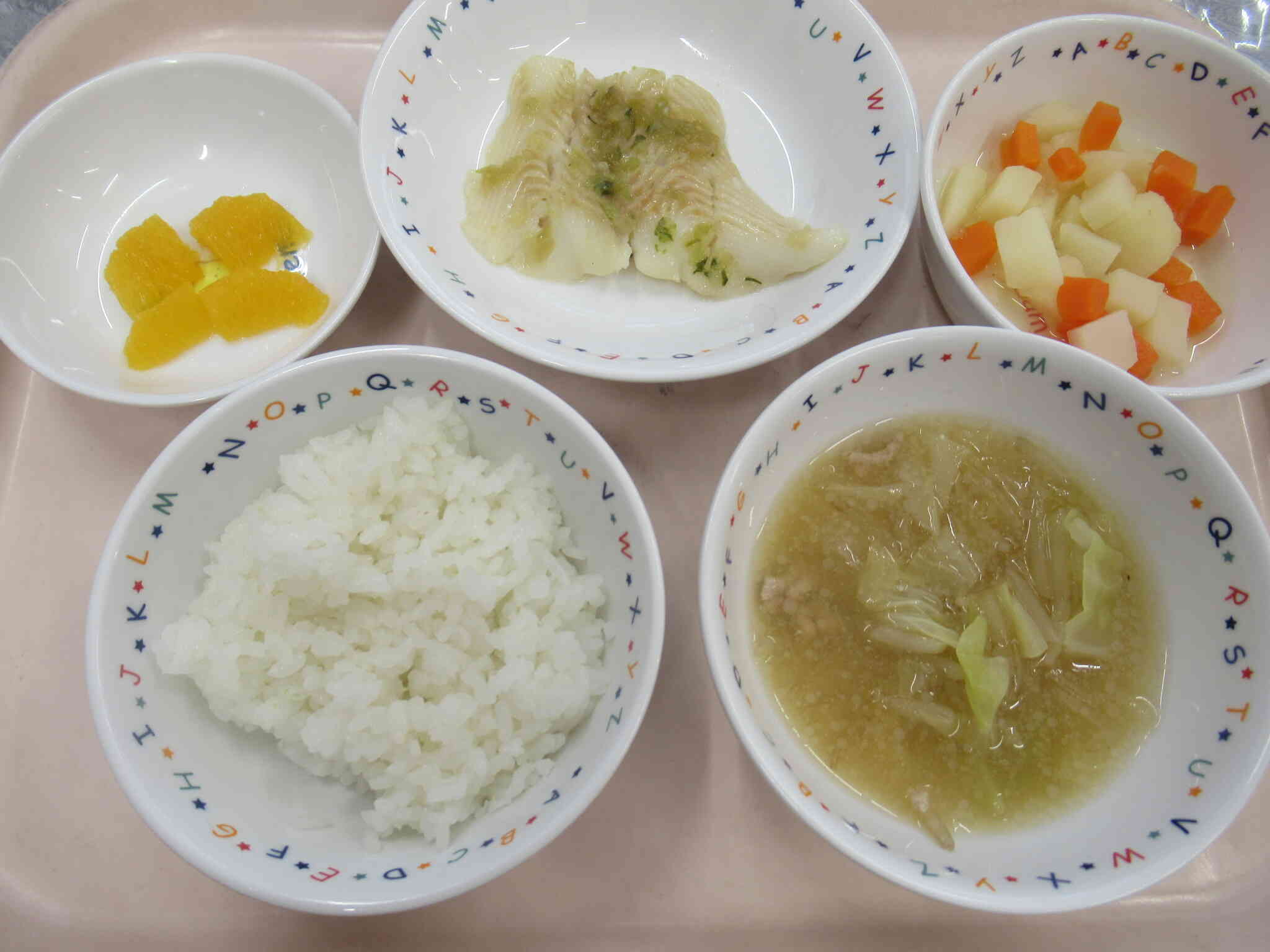 １月１３日の給食メニューです