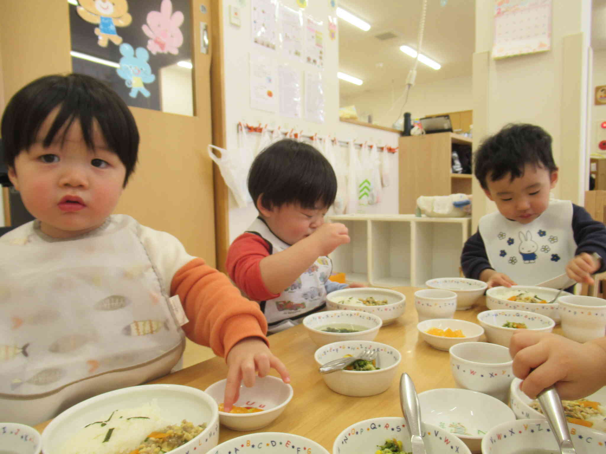 給食にも可愛い鬼！