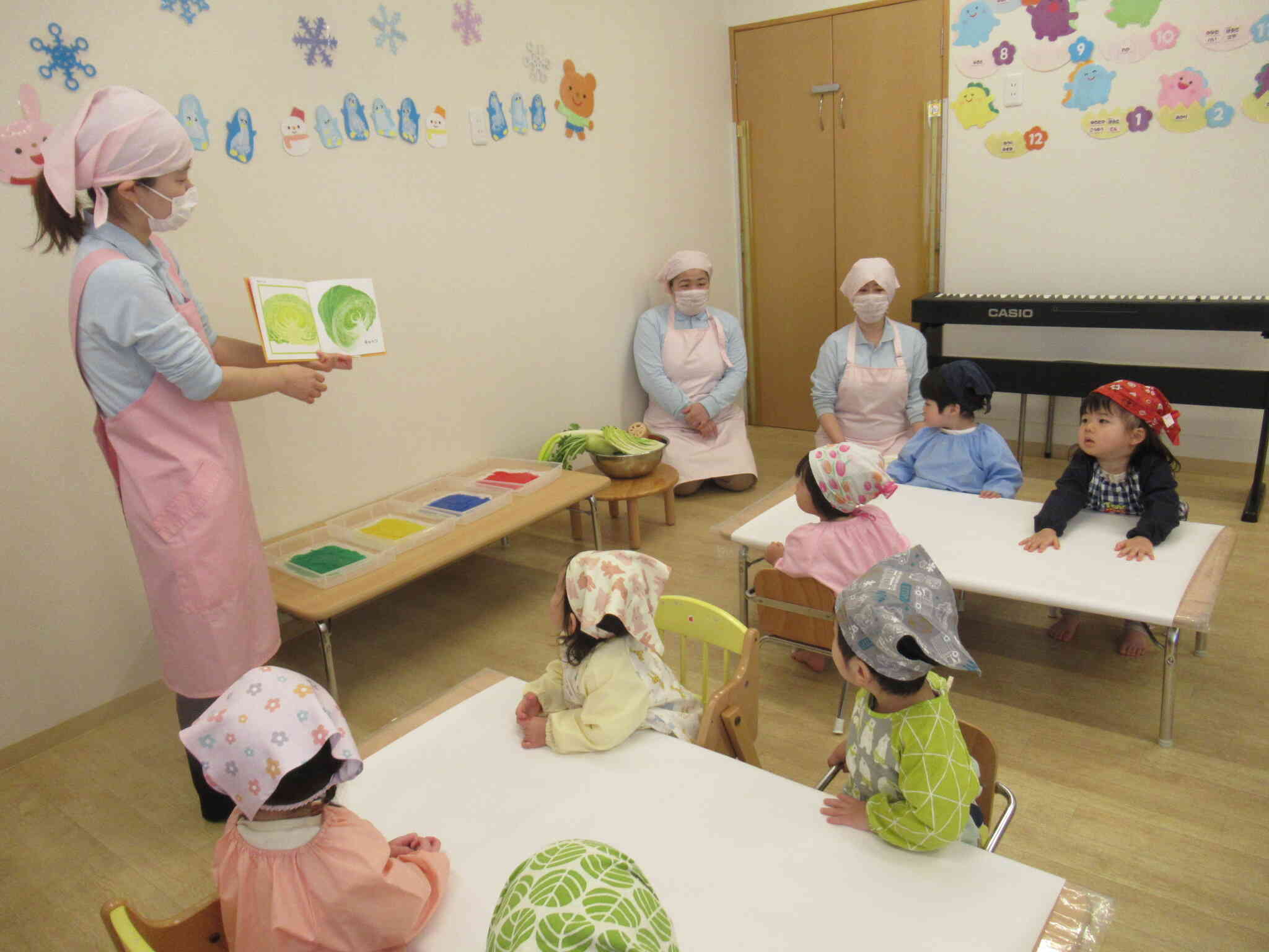 ぺったんぺったん楽しいな♪