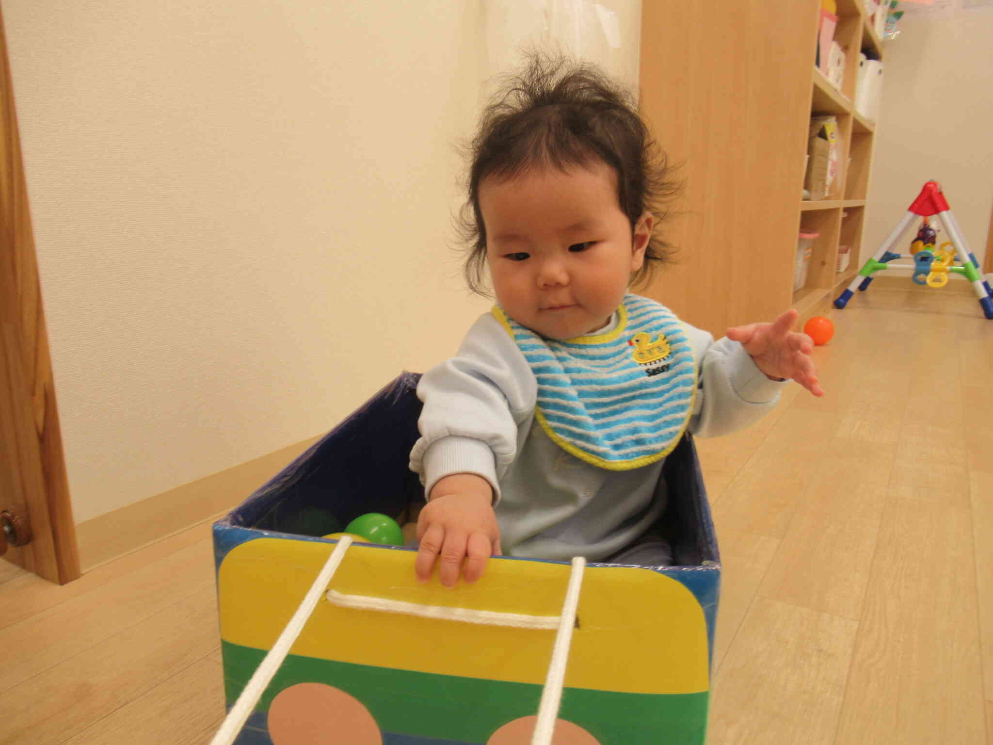 バスに乗って出発！