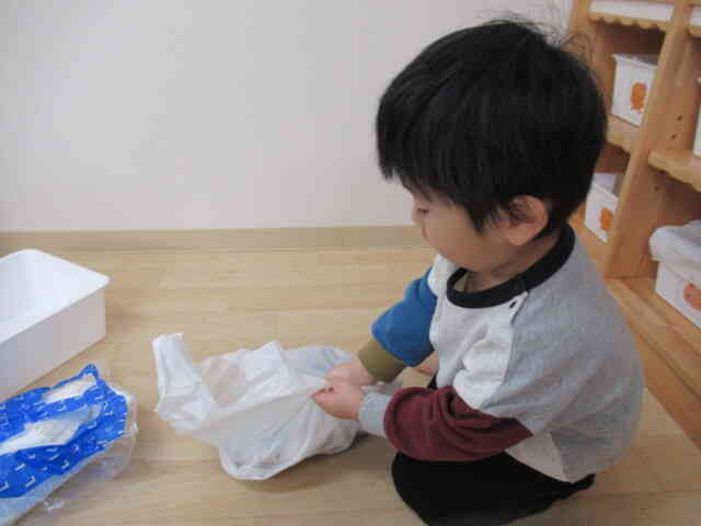 自分でお着替えの準備できるよ♪