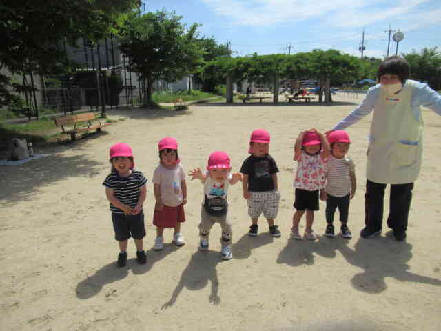 公園に、来たーーー！