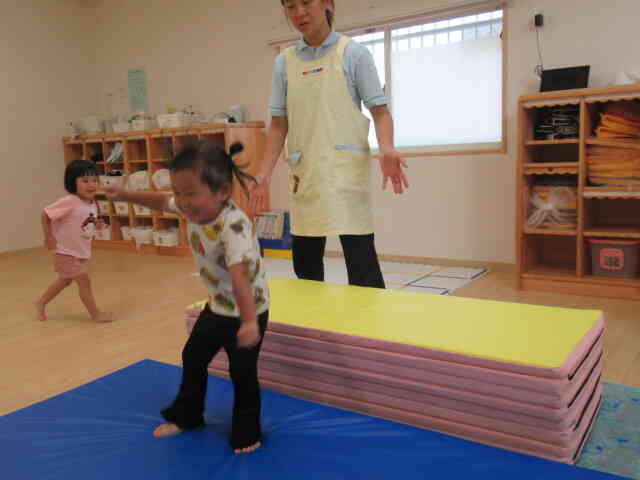 上手にジャンプ出来たよ♪