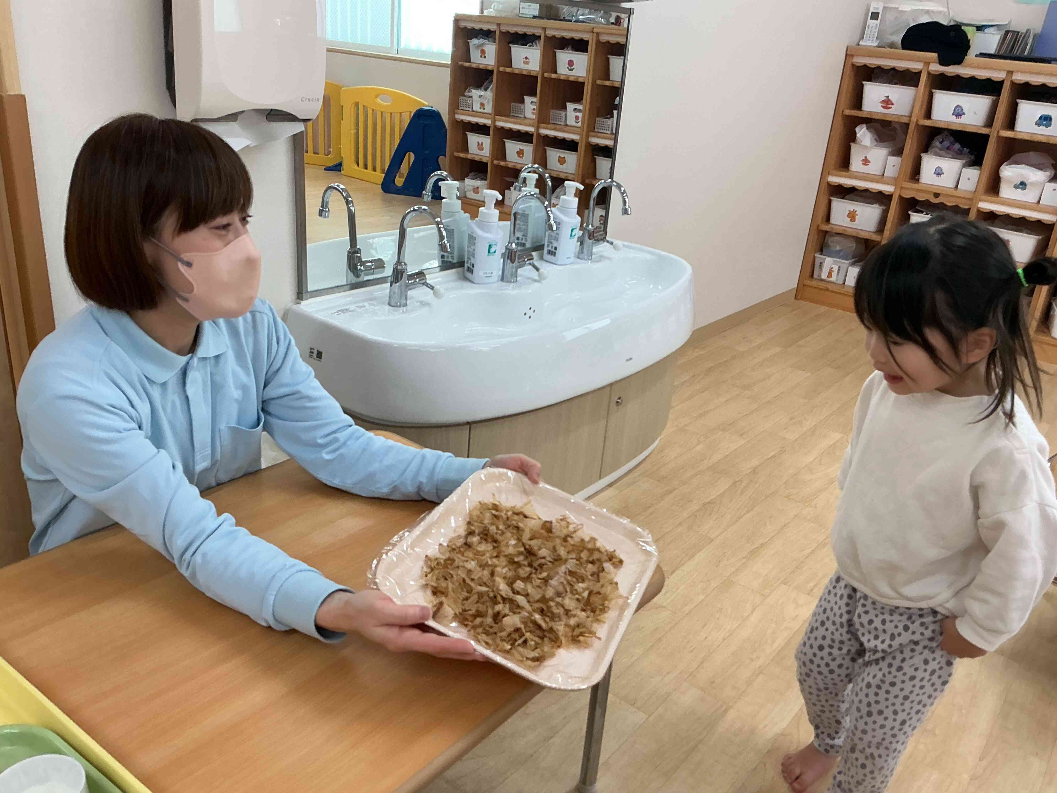 「すごい」と興味津々でした。