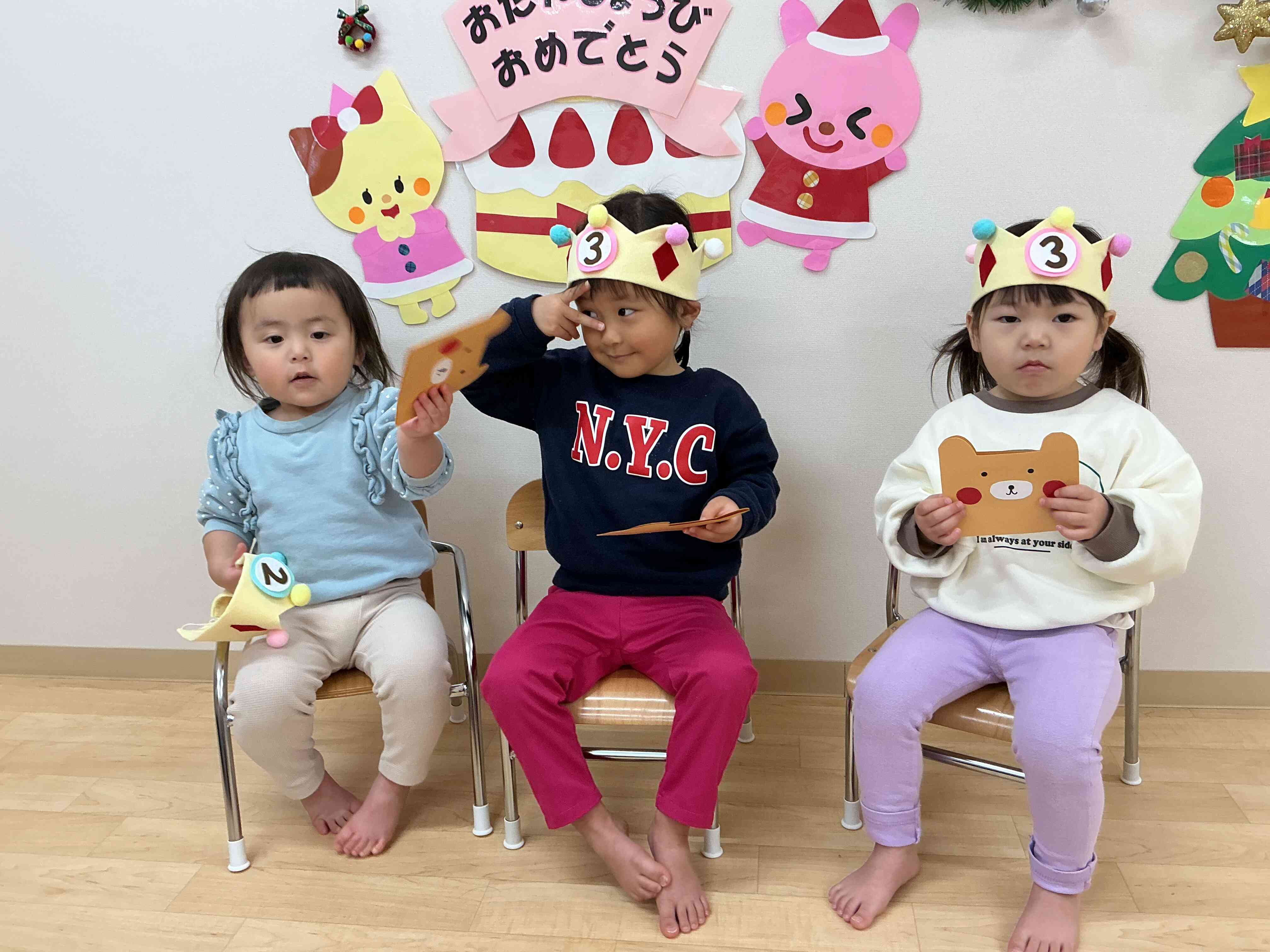 12月の誕生会をしました⭐️