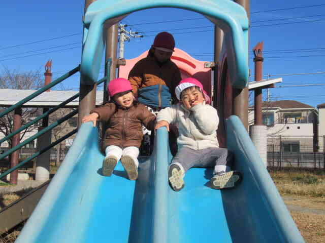 大好きすべり台！！