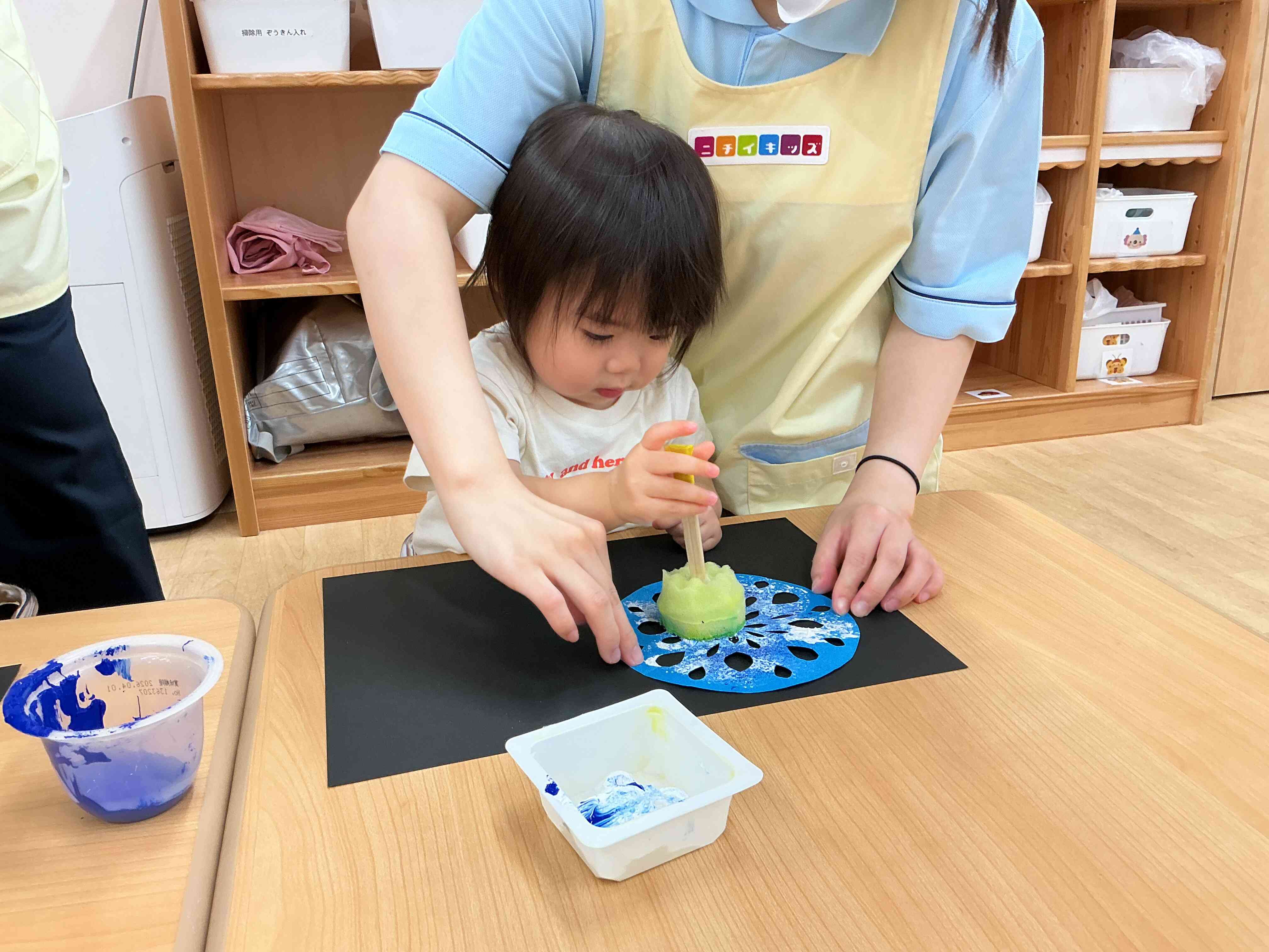 8月の製作で花火も作ったよ
