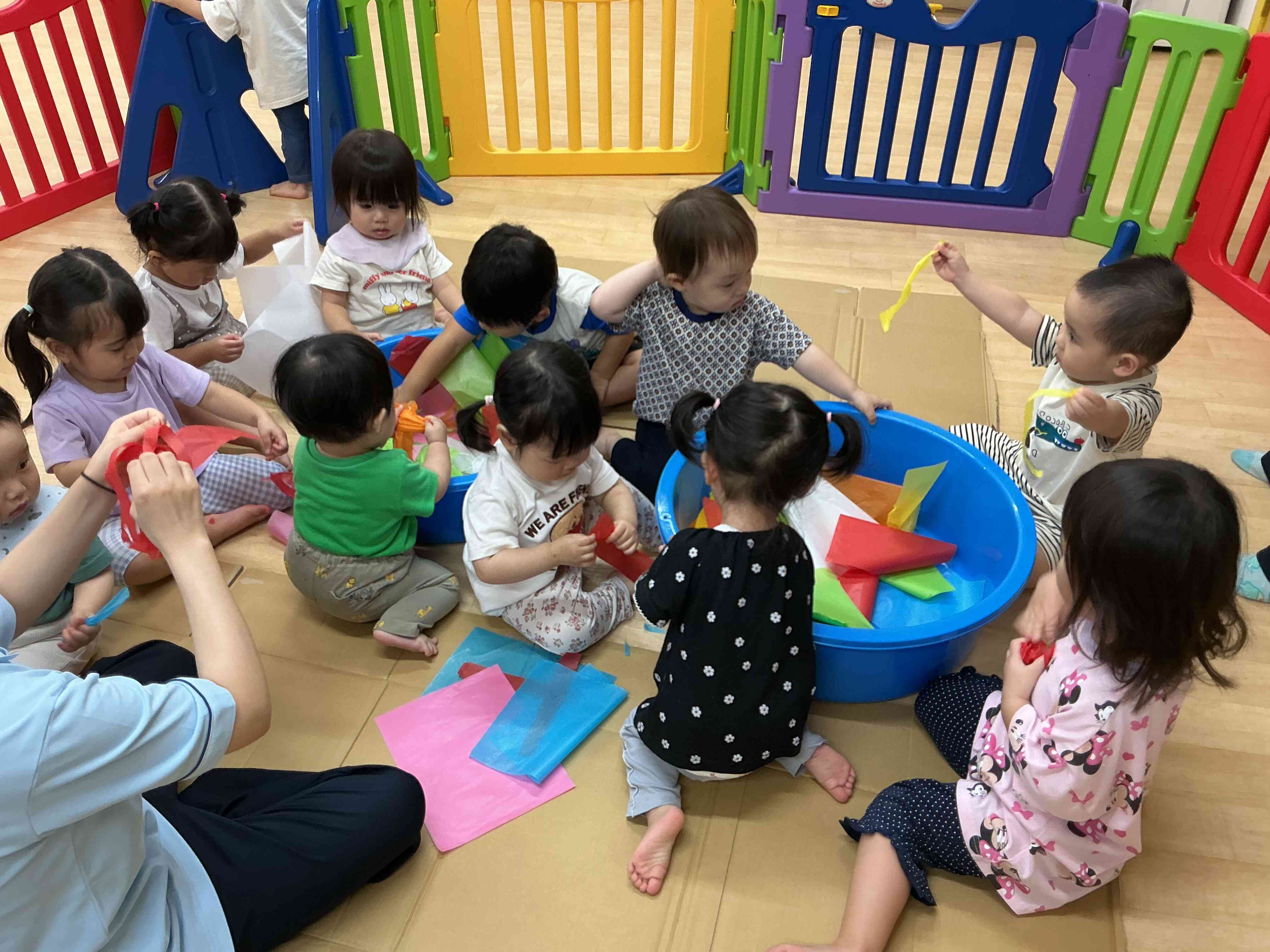 目の前がカラフルでいっぱい♪