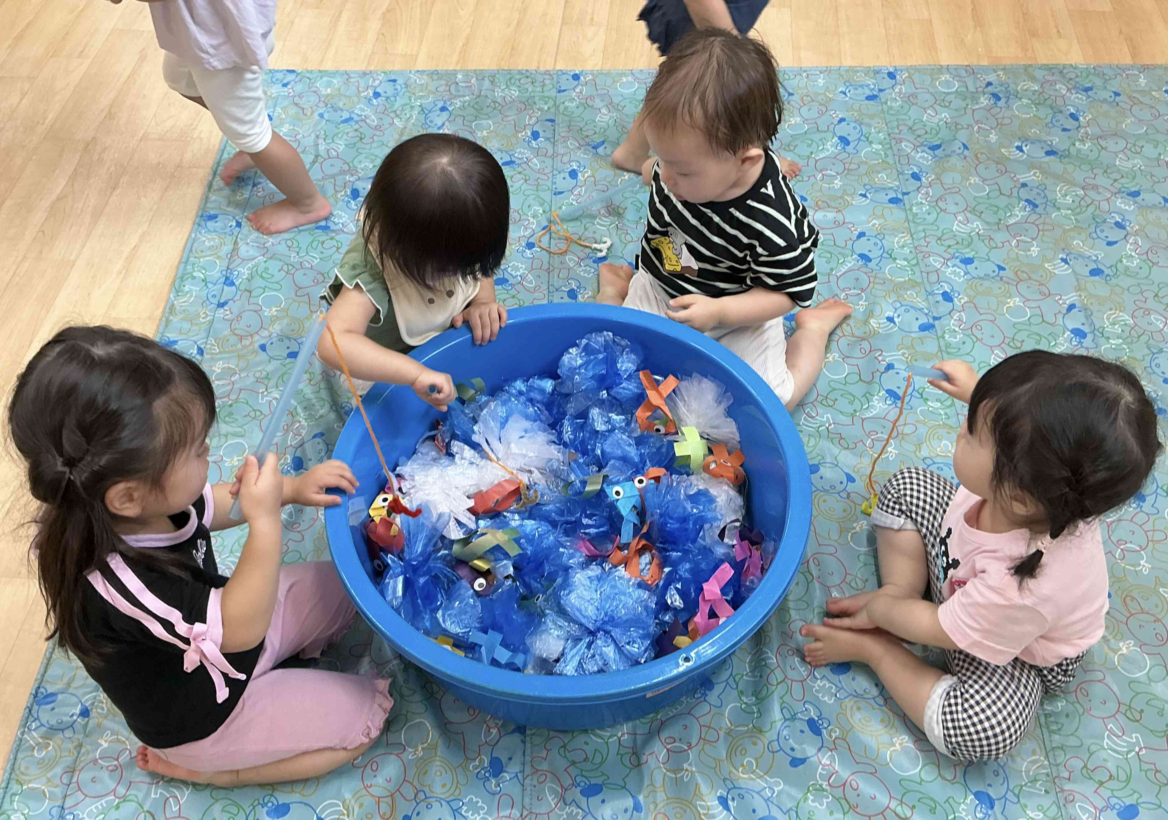綺麗な魚が泳いでる！