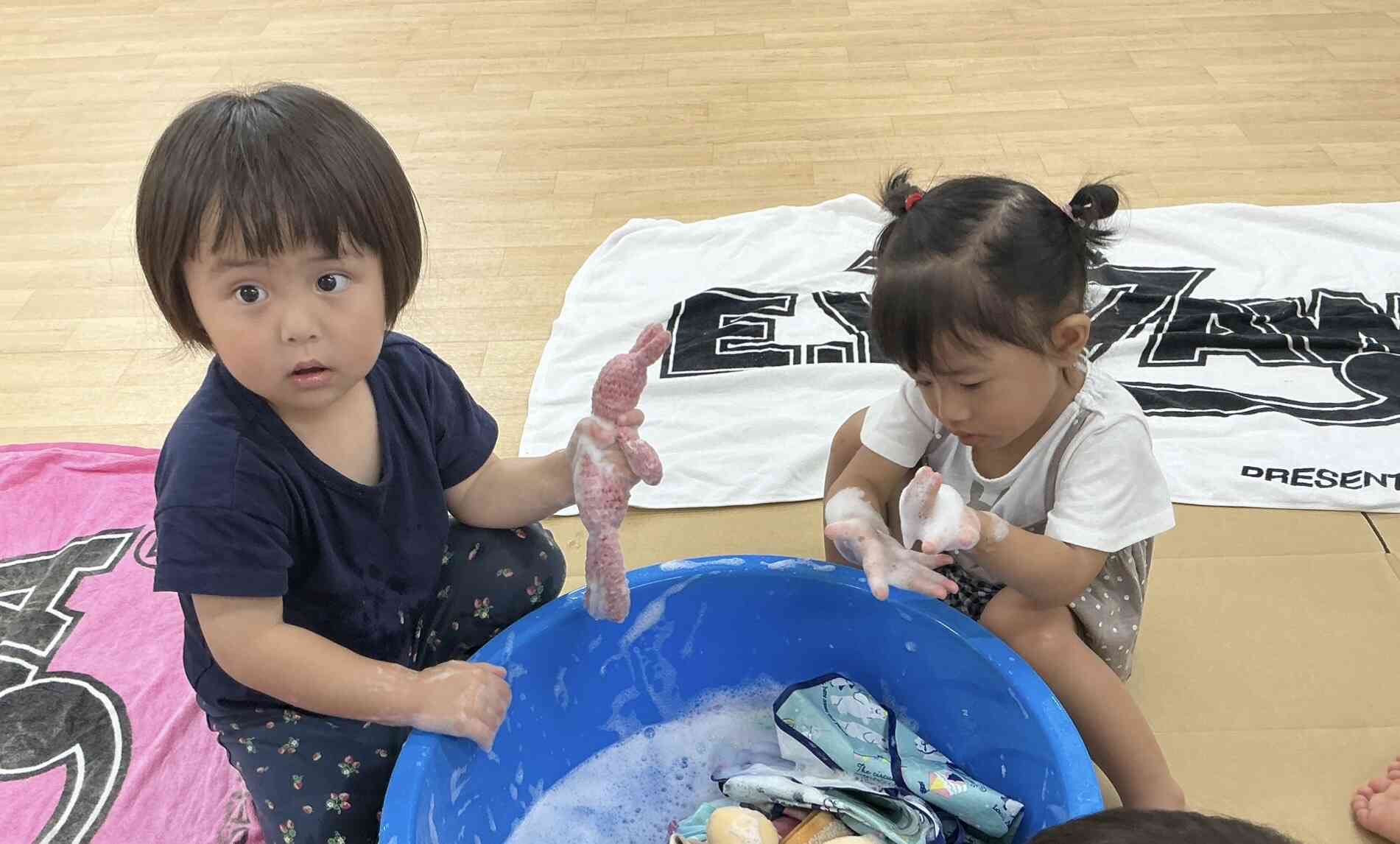 泡遊びをしましたしました!