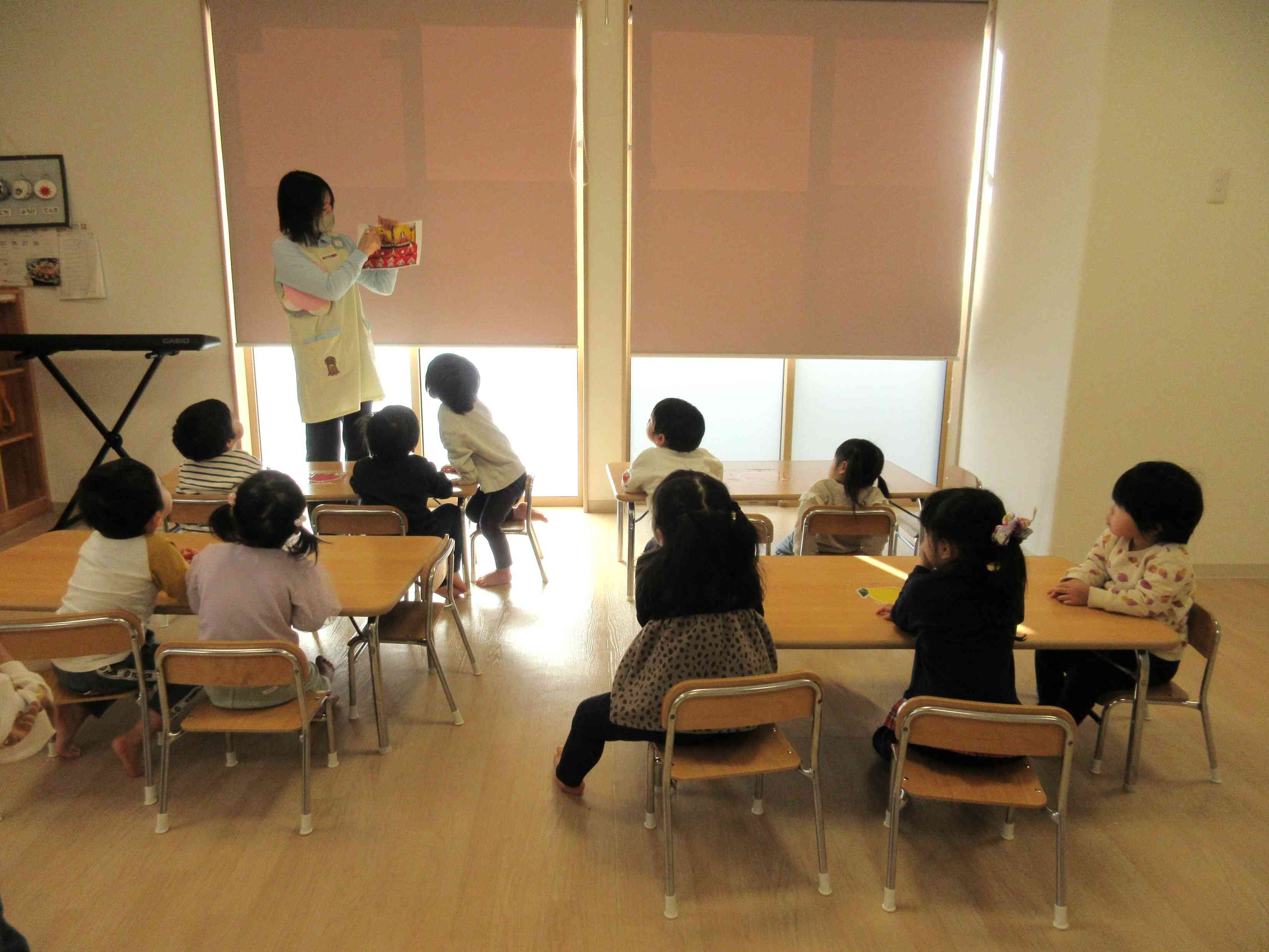 “ひなまつりの由来って何？”のお話きいたよ♪