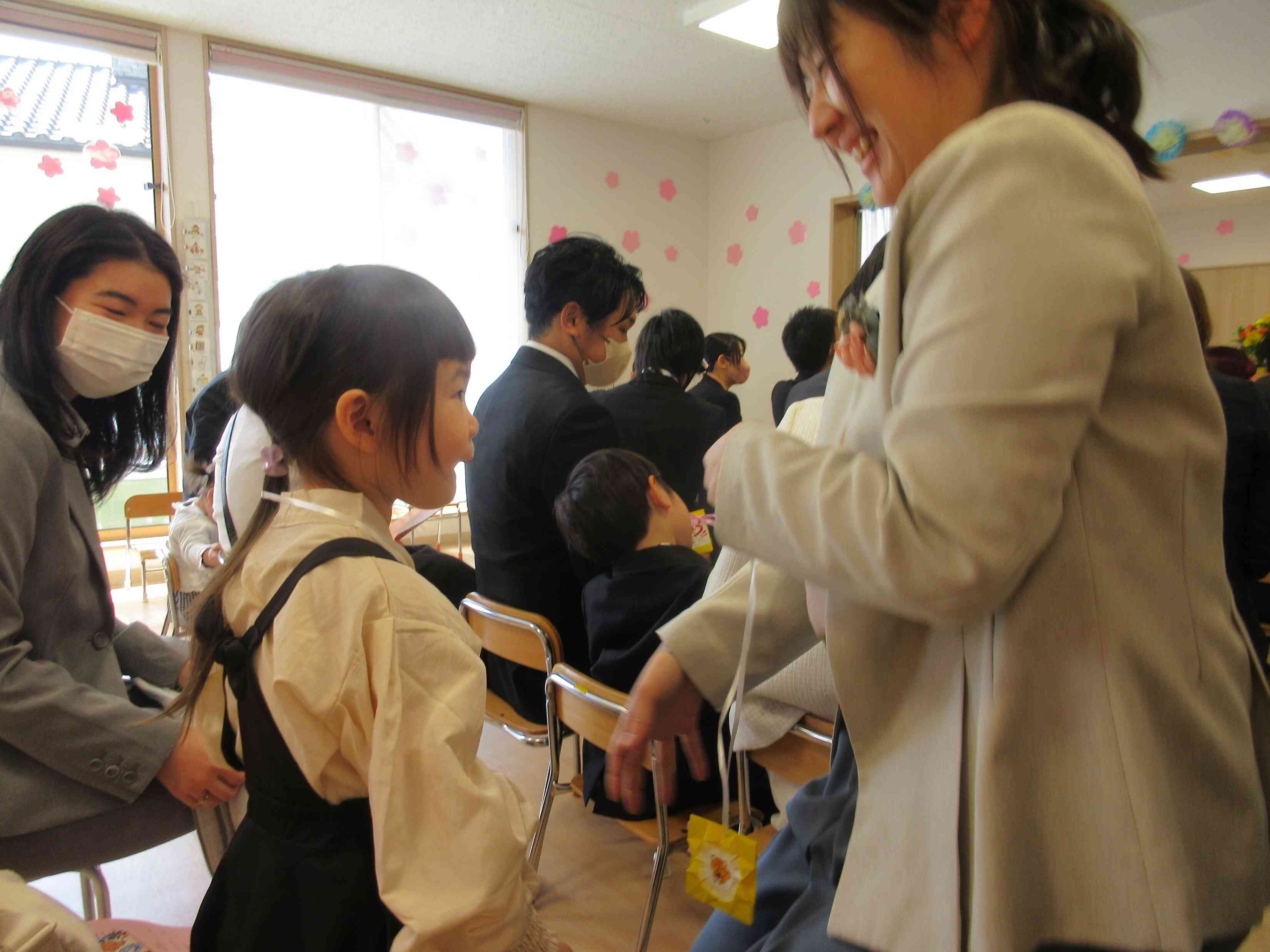 先生からのメダルのプレゼント☆