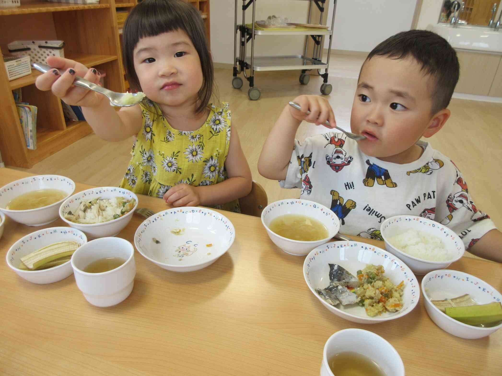 キャベツのお味噌汁おいしい！と、大人気！