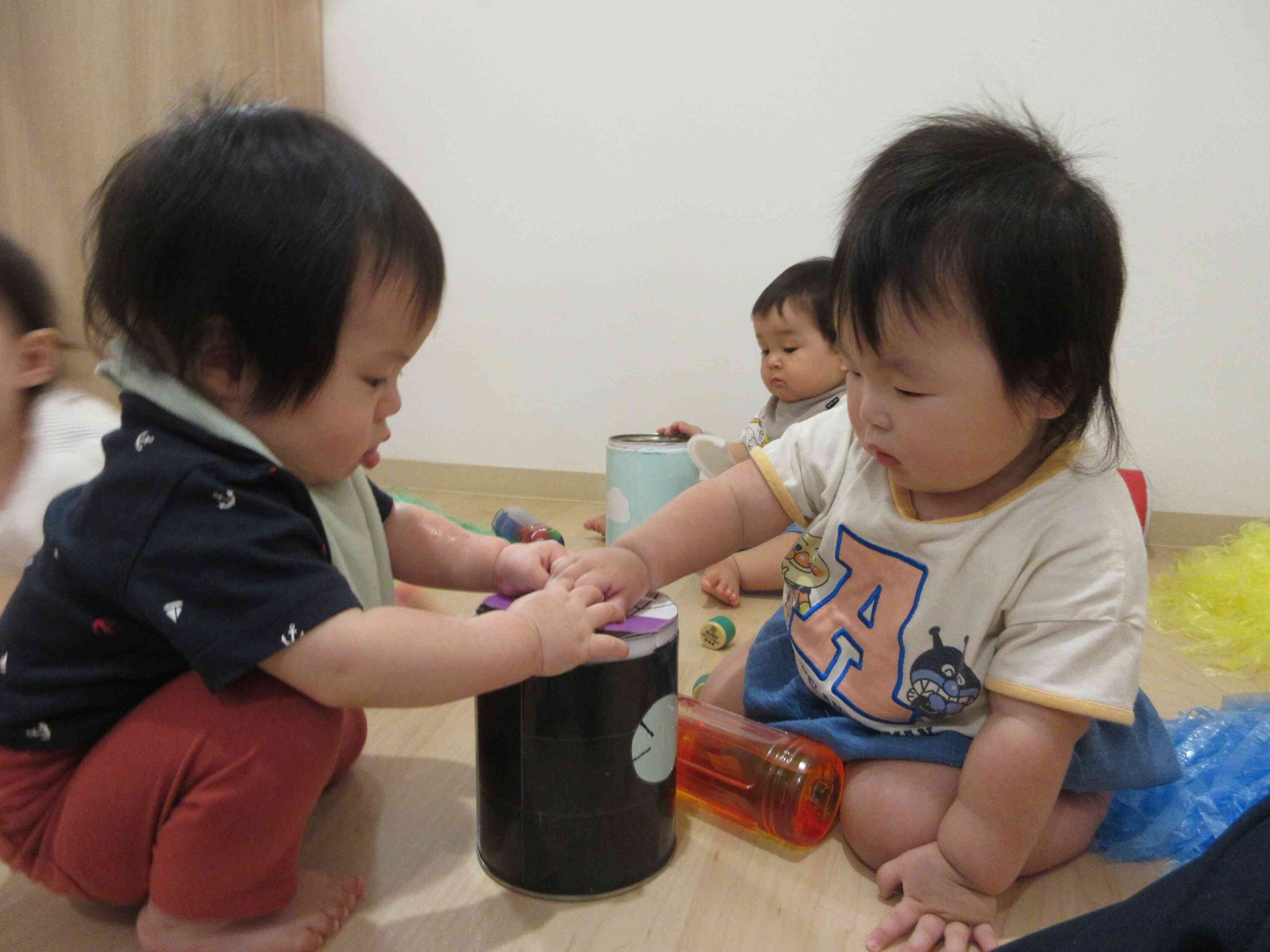 ぽっとん落としに夢中！