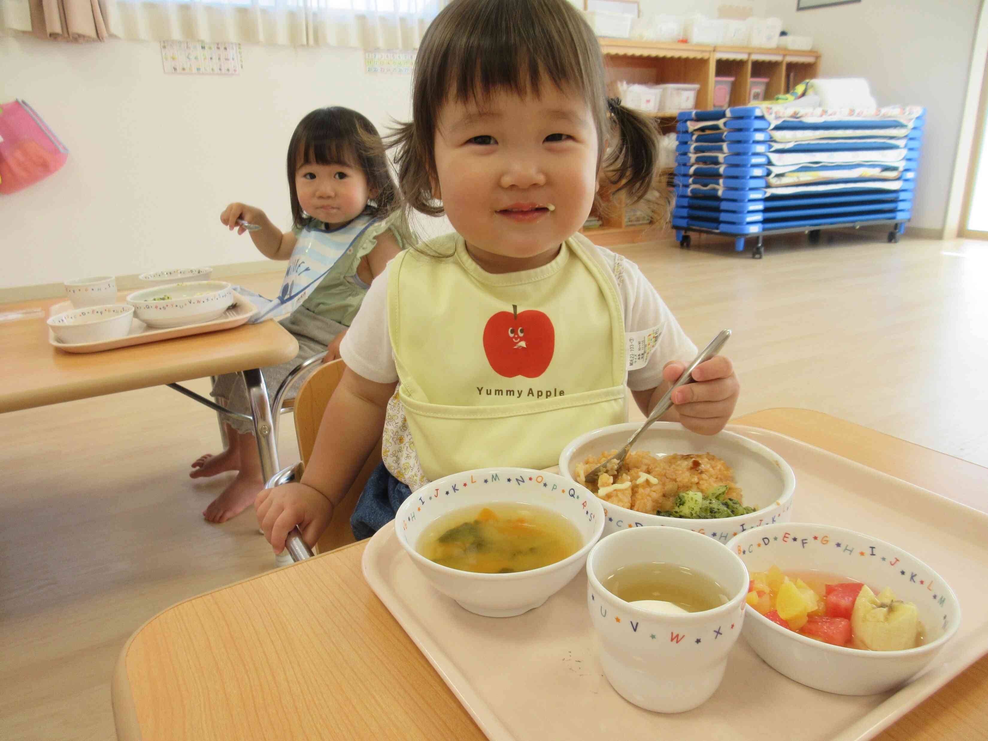 7月の誕生会食は「たこさんごはん」でした!