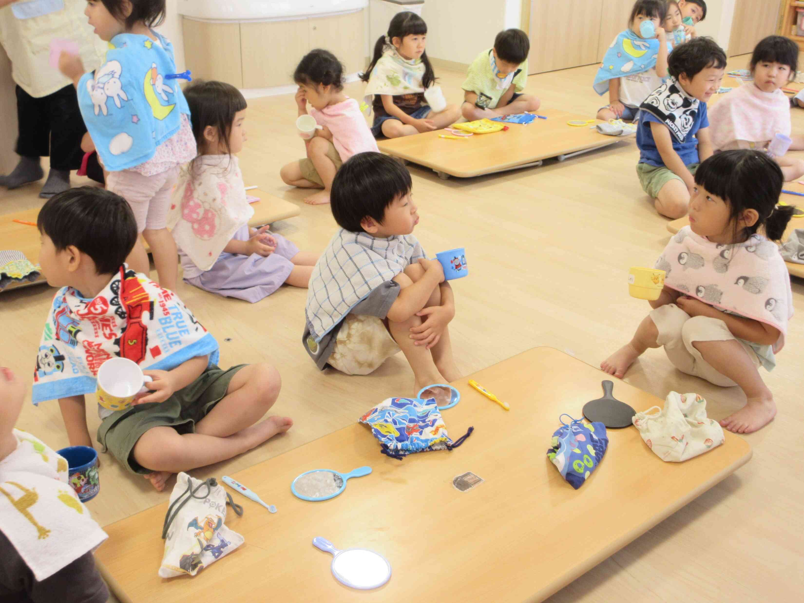 ブクブクうがいも大事です！