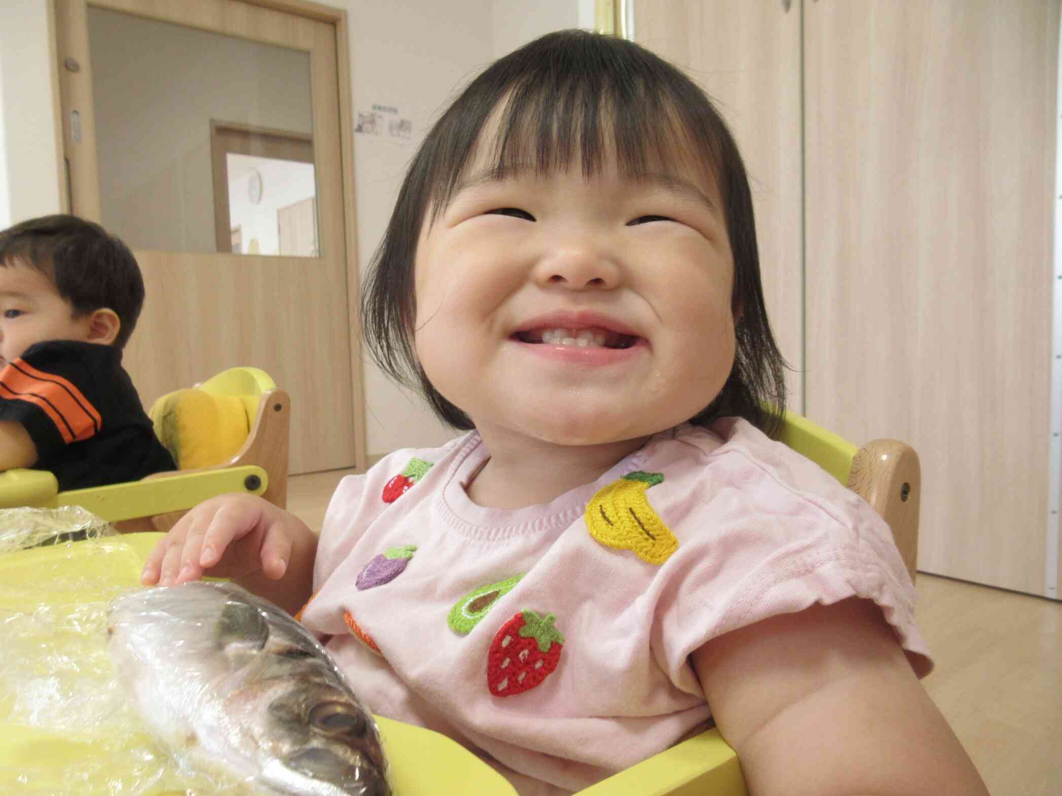 9月の食育は『魚の解体ショー』でした！