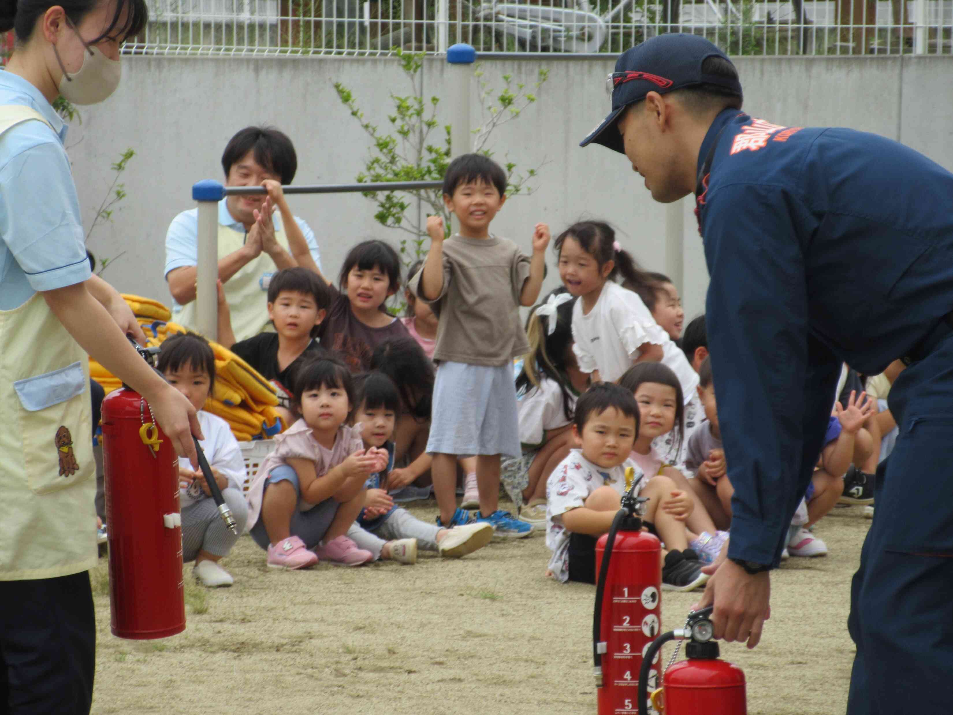先生頑張れー！とみんなで応援☆