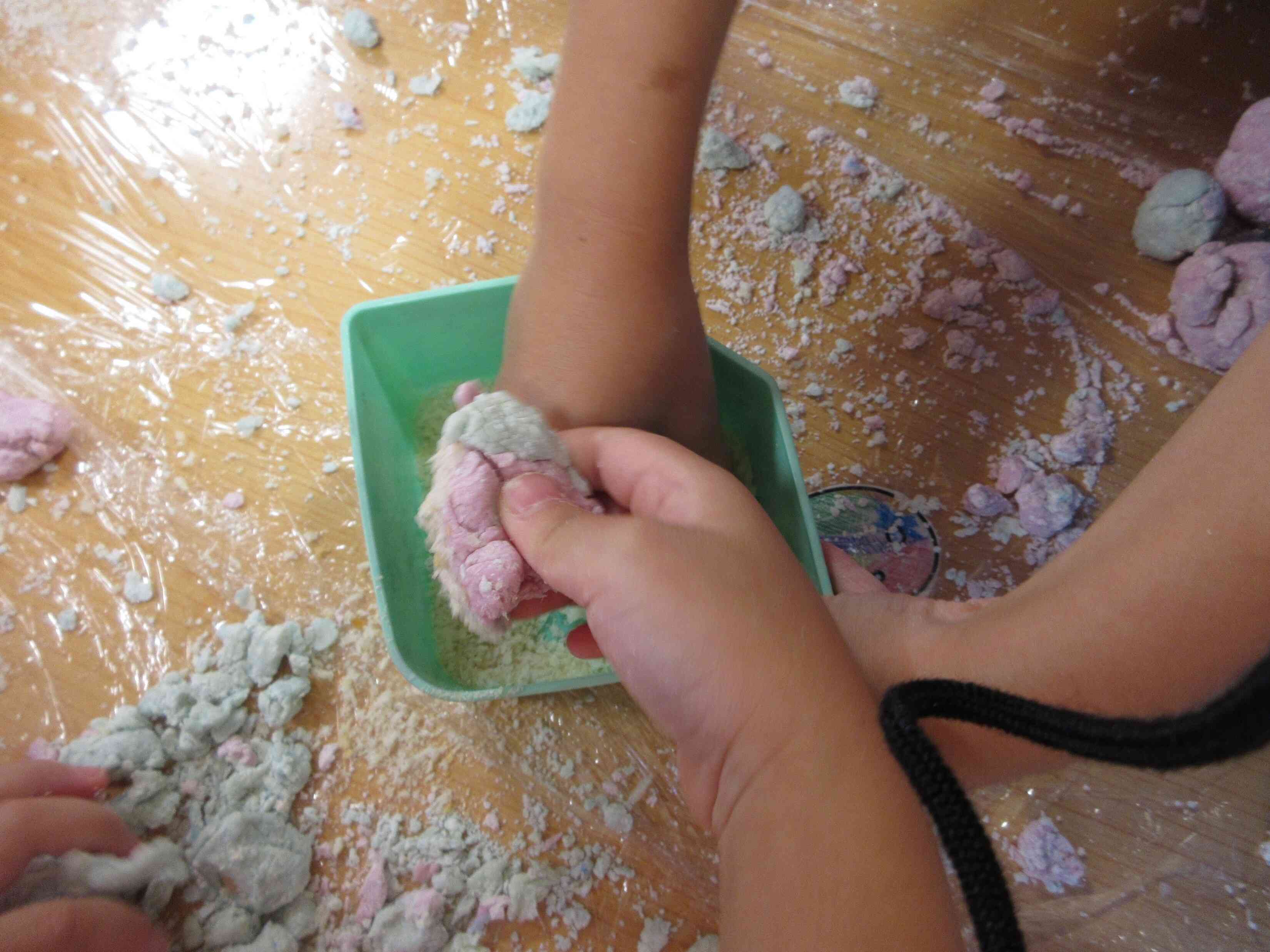 パン粉もつけてコロッケ?エビフライ?