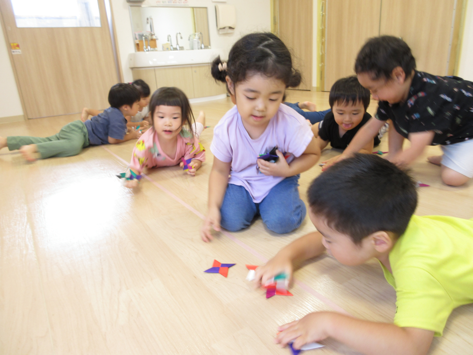 手裏剣たくさん集めるぞー！！