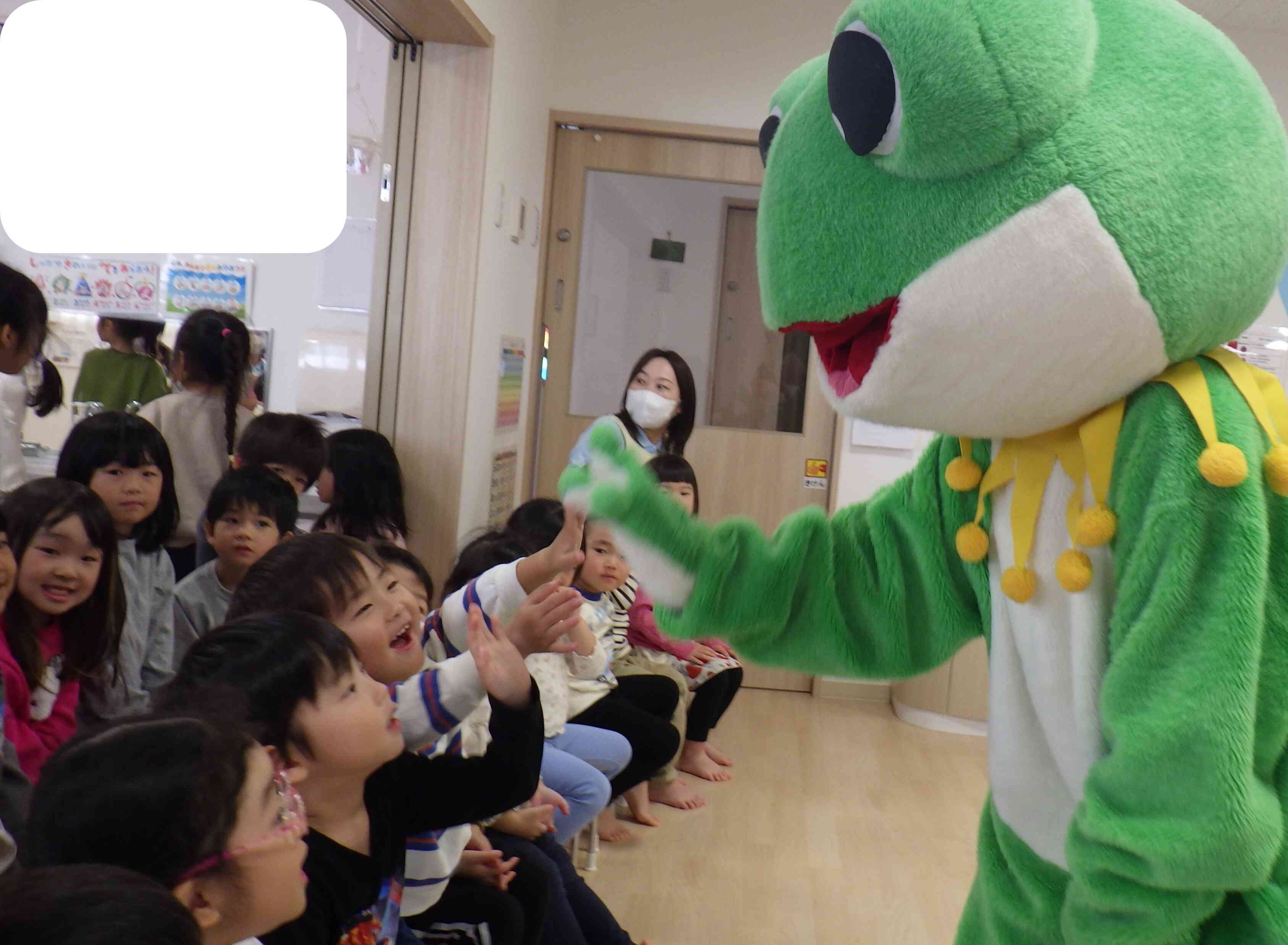 ケロちゃんが遊びに来てくれました♡