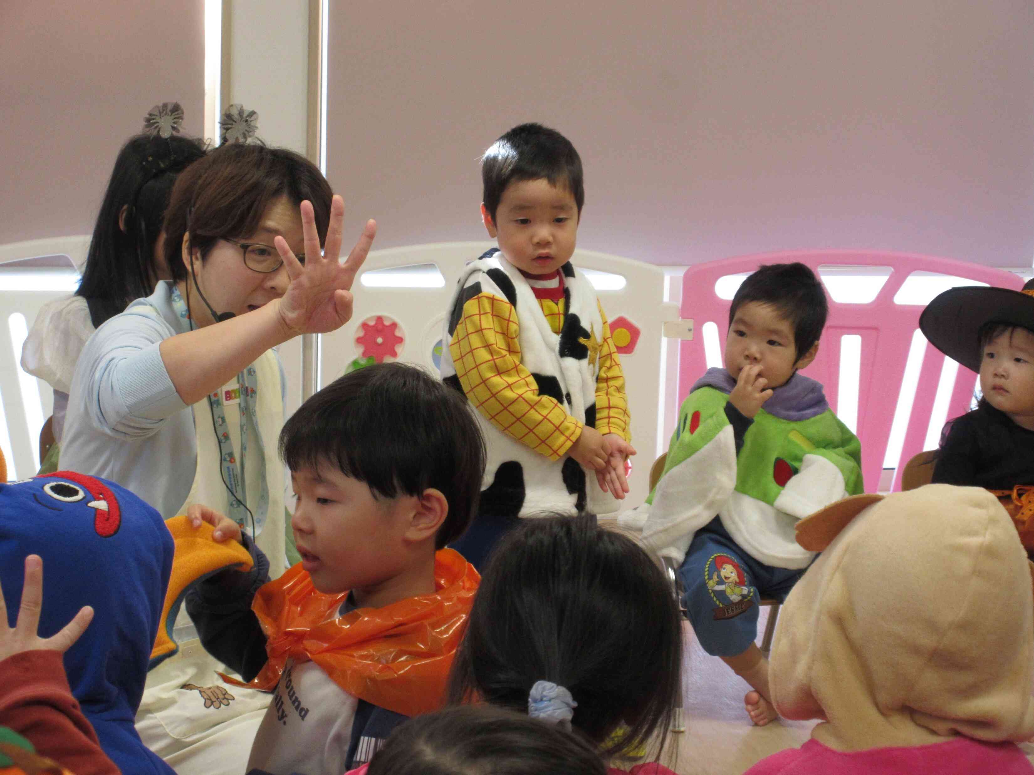 何歳になりましたか~?の質問にしっかり答えられました!