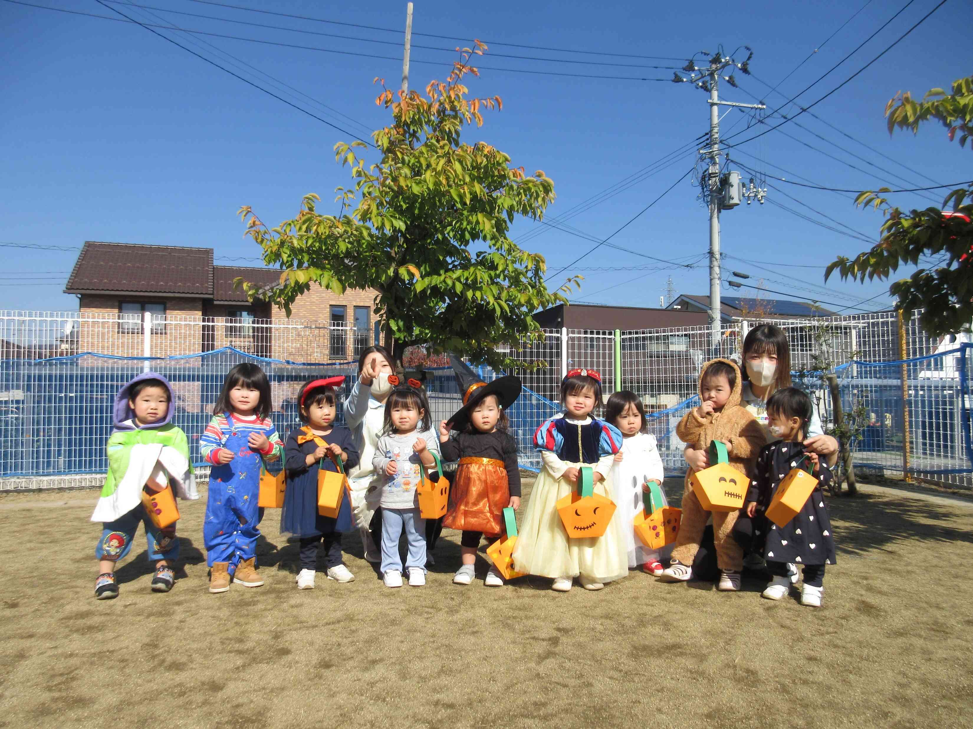 ハロウィン仮装でハイチーズ☆