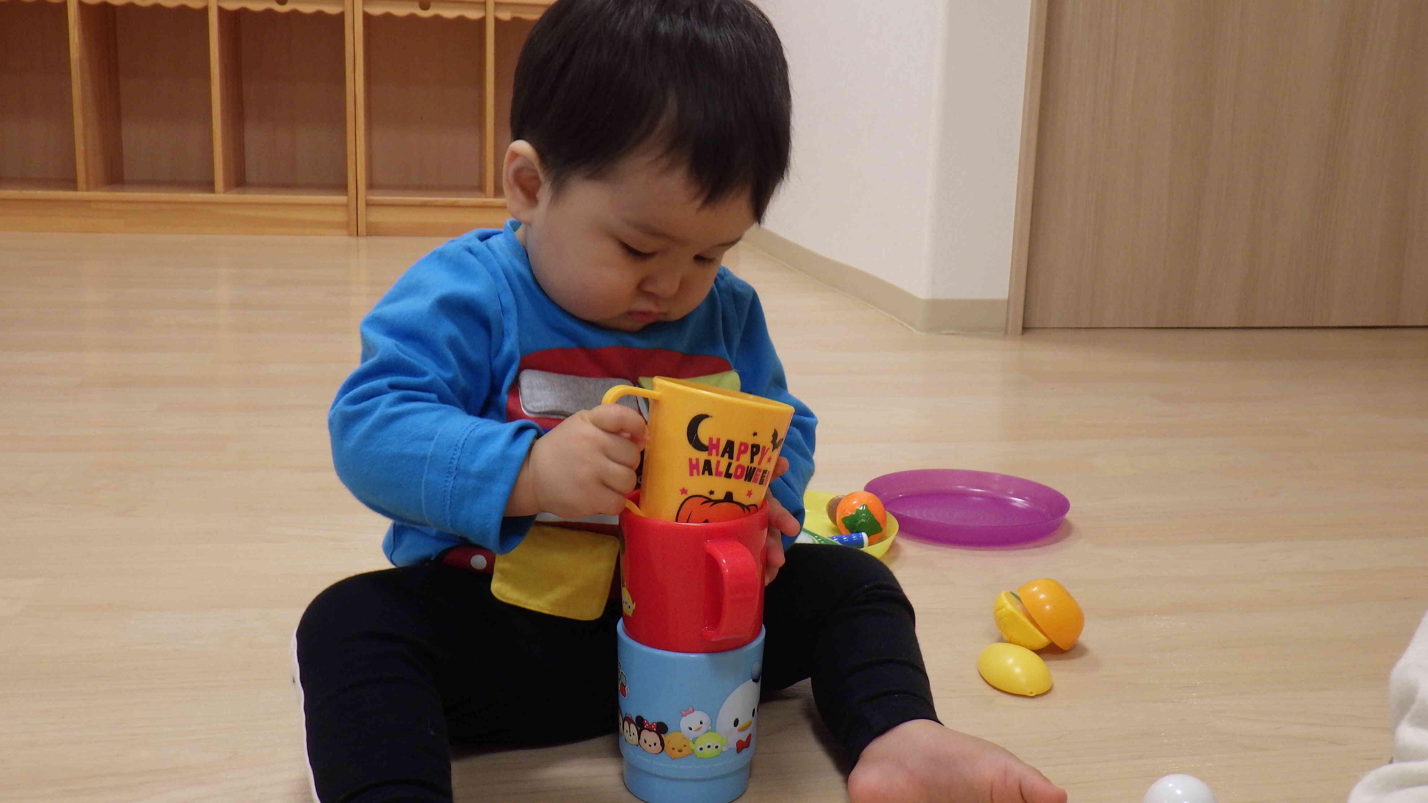 積み重ねるのが楽しいみたいです★