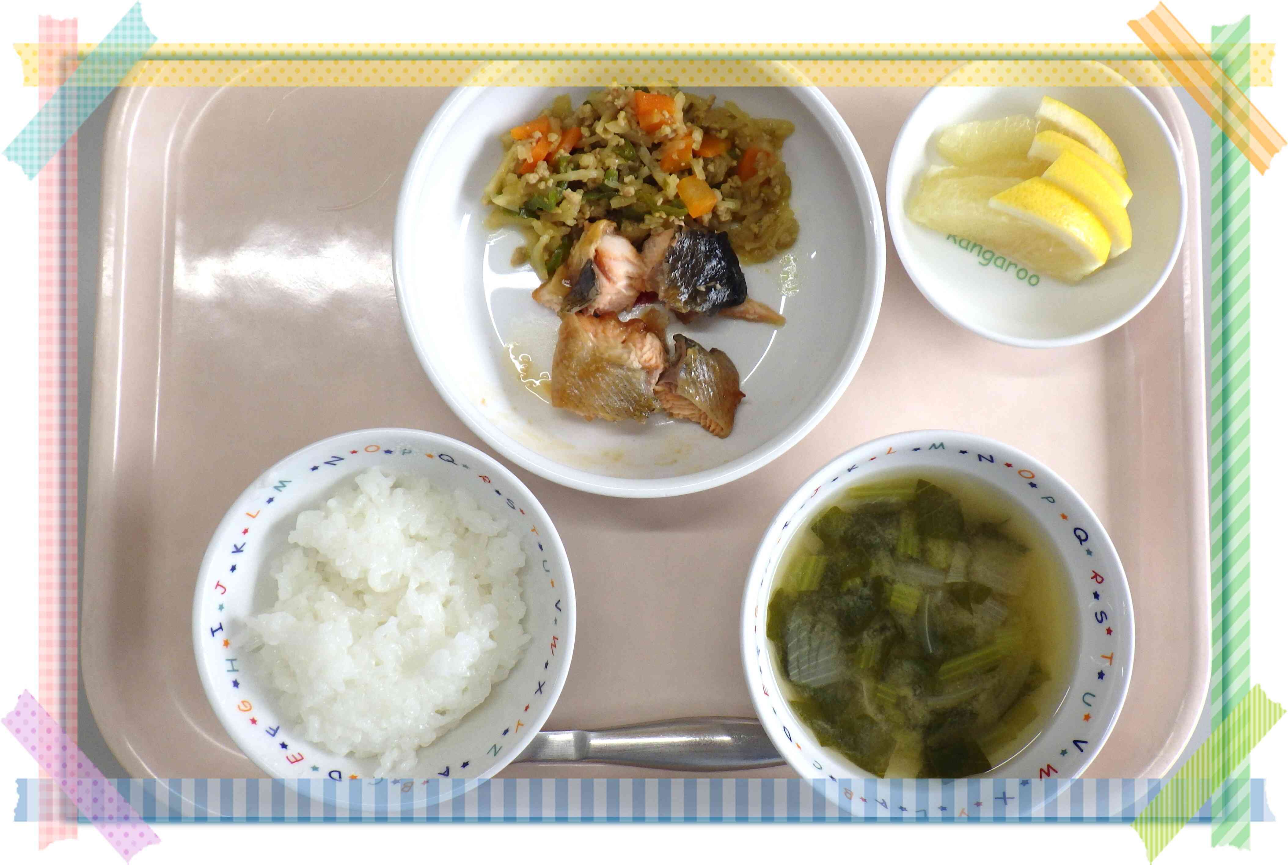 11月19日のお食事