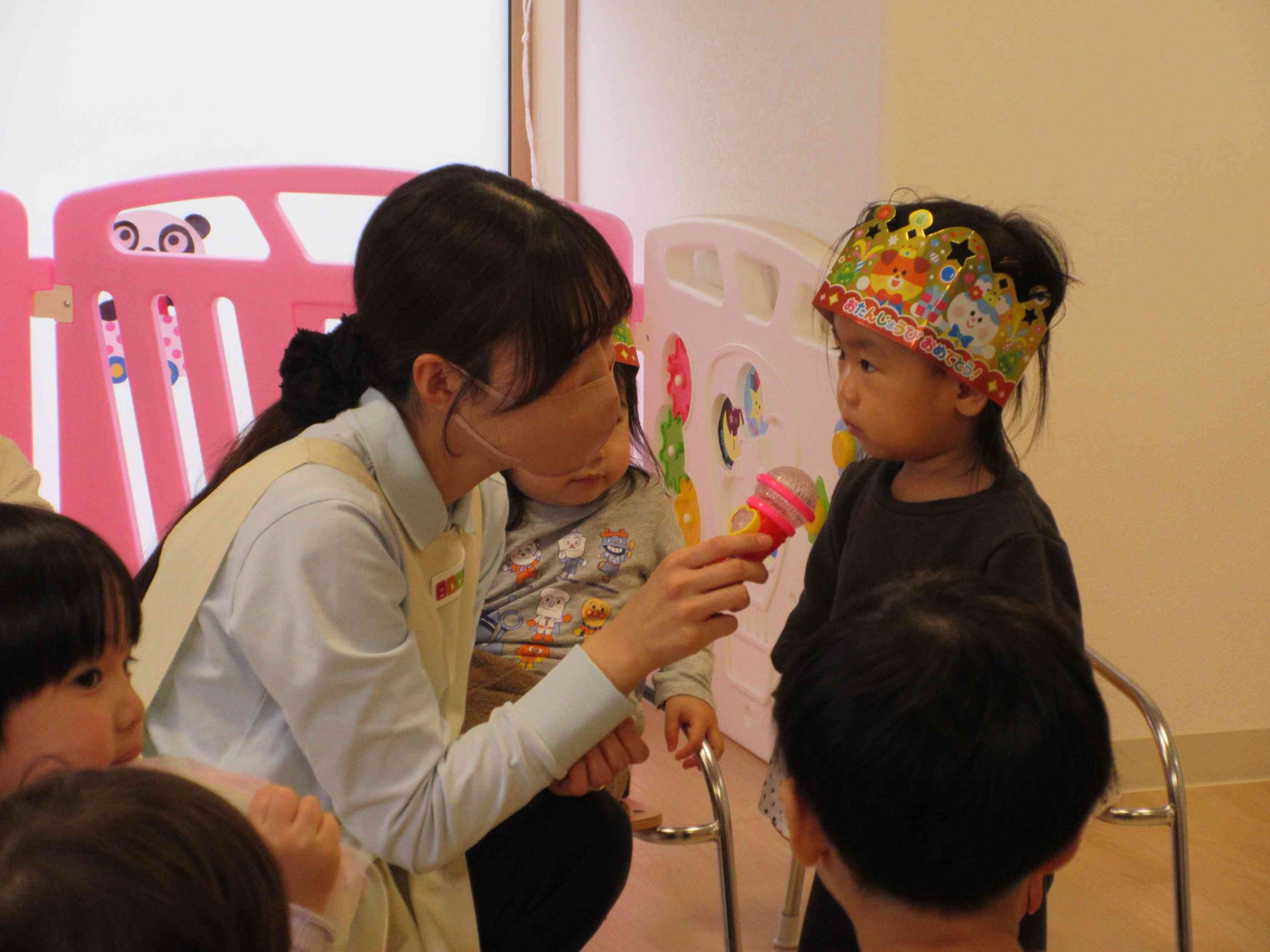 小さいお友だちも堂々と前に立っていました!