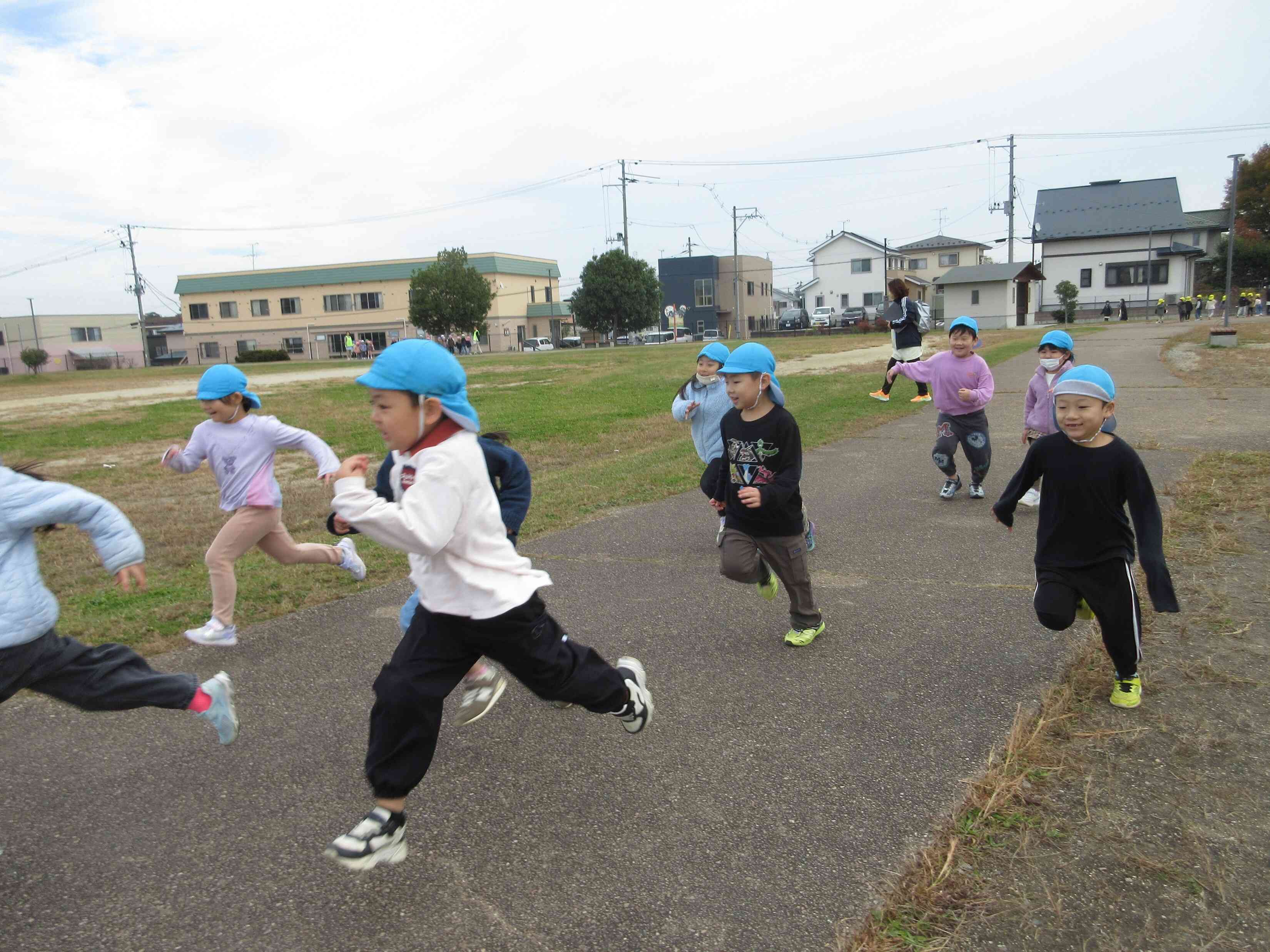 公園に来たから最後はマラソン?!