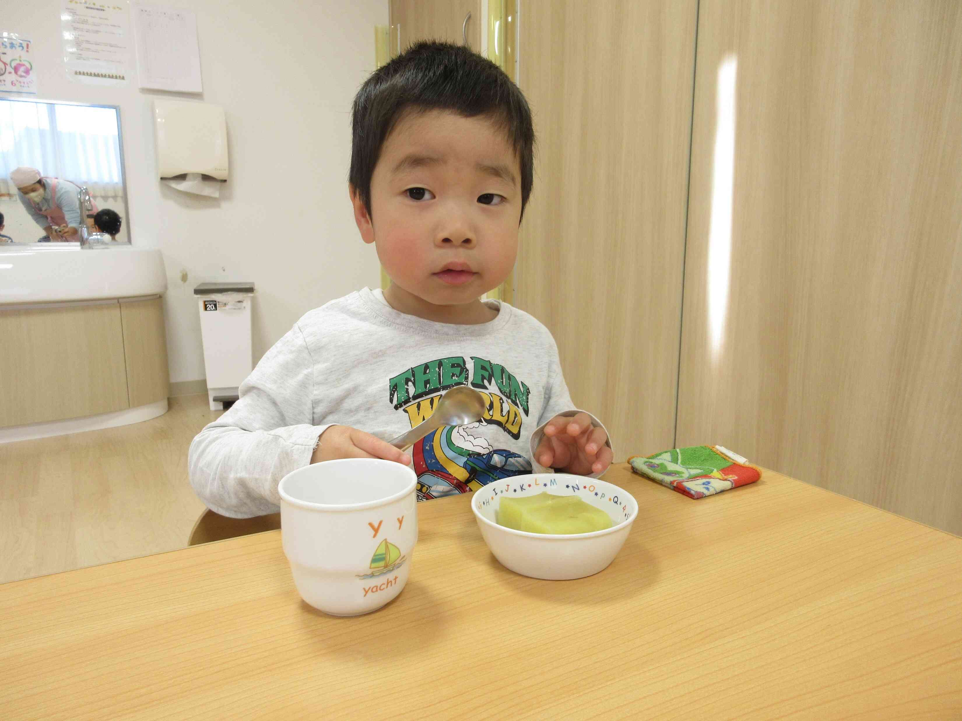 「おいしいよ!!」