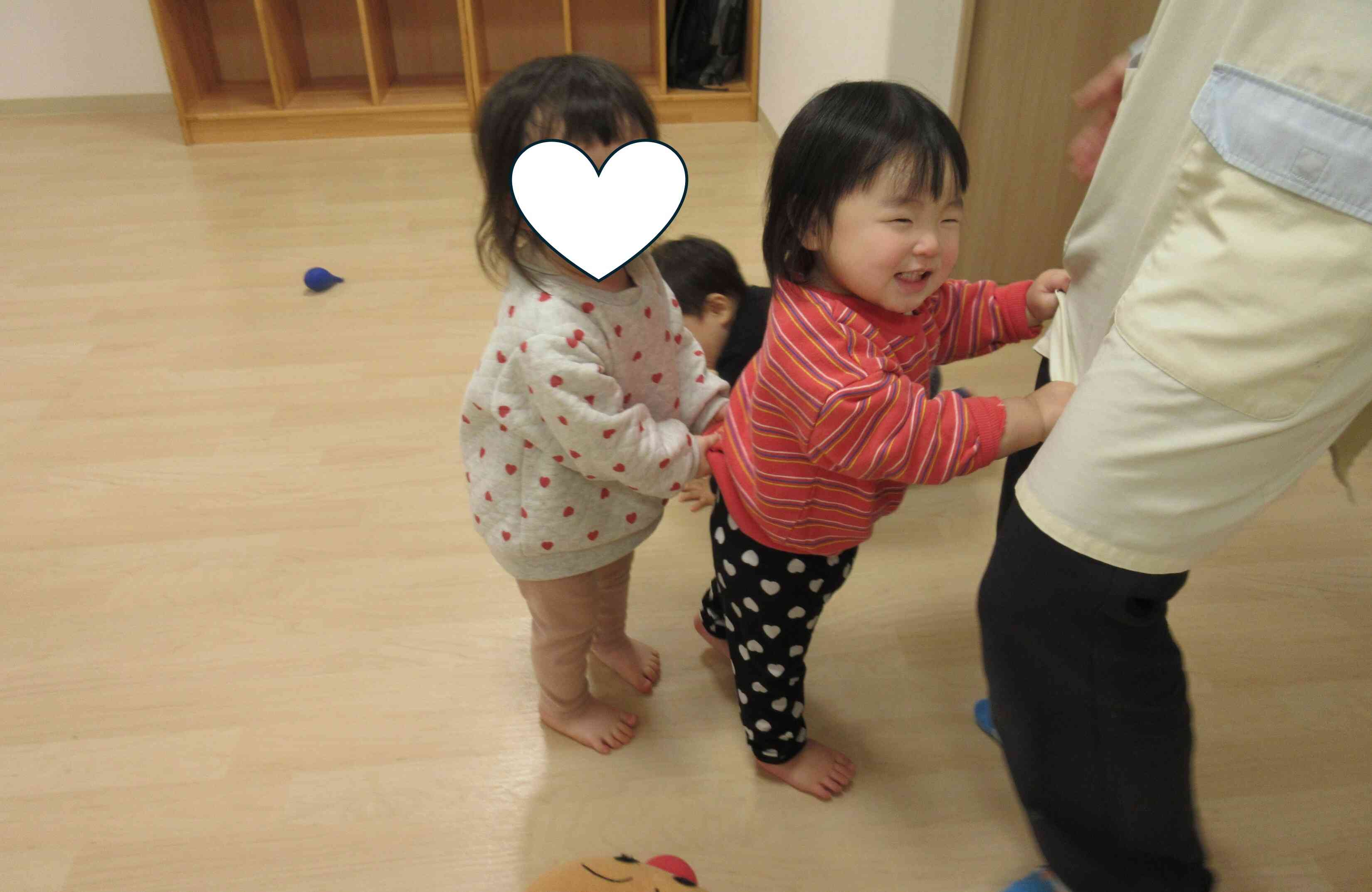 がっしゃんこ~!の合図で並んで歩く練習★