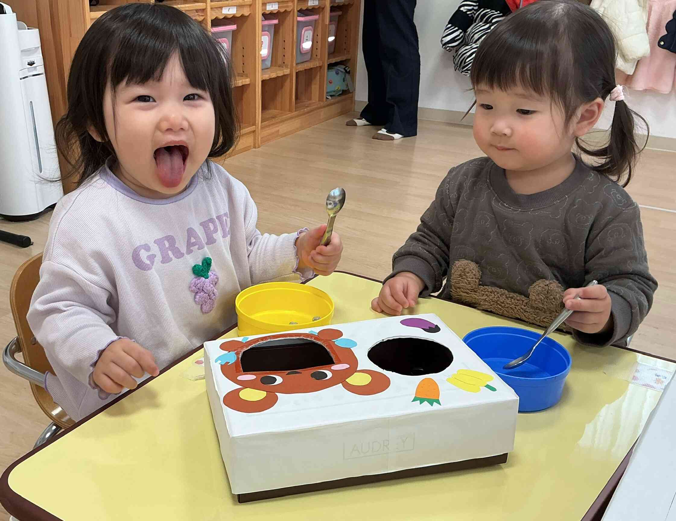 スプーンの練習楽しいね⭐︎