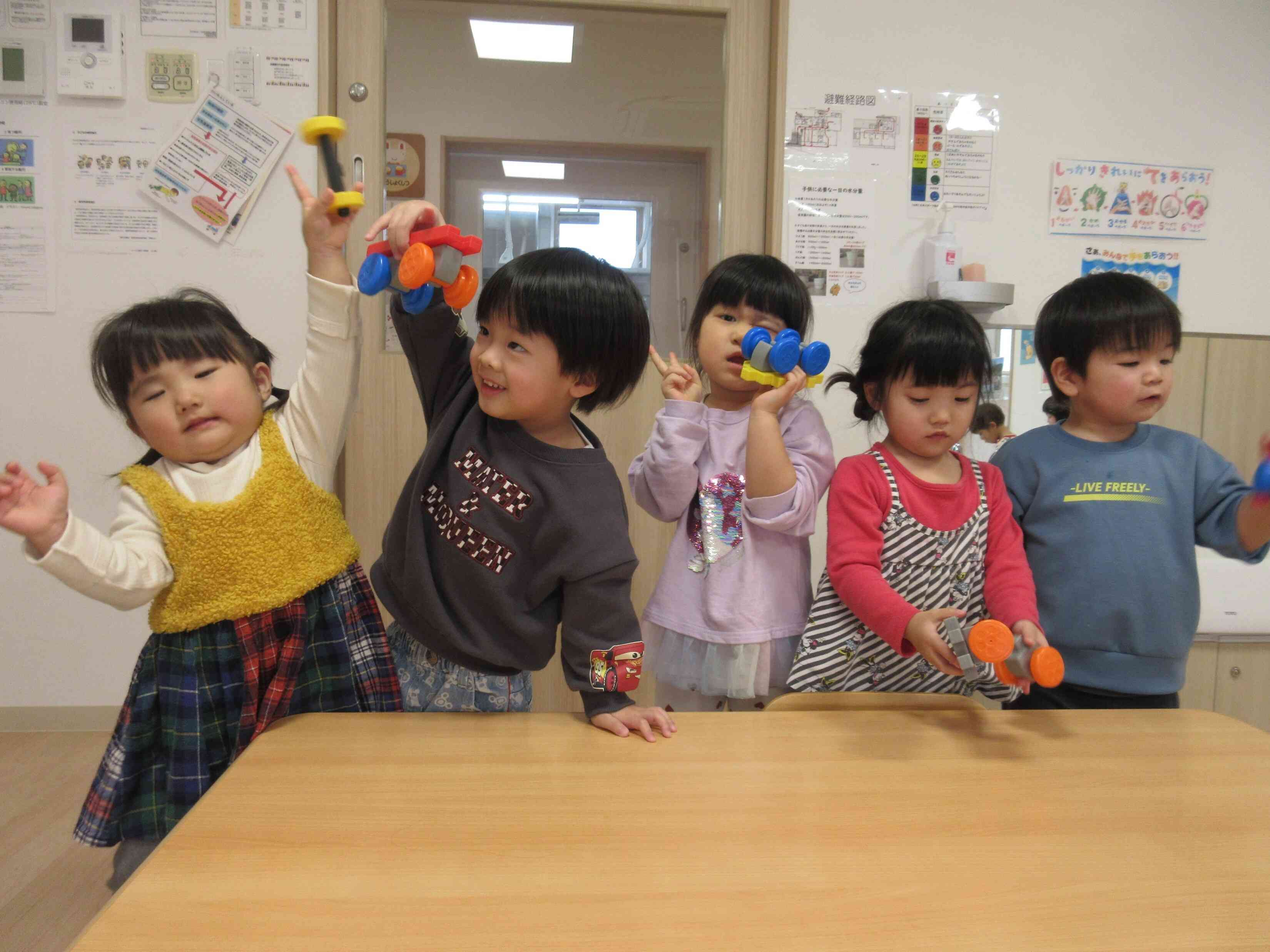 うさぎ組さんのプレゼント♡2歳児
